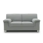 XXXLutz Lauterach - Ihr M&ouml;belhaus bei Bregenz 2-Sitzer-Sofa in Webstoff Silberfarben