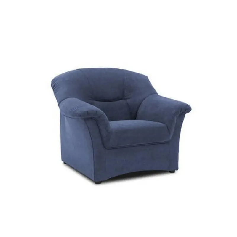 Sessel in Mikrofaser Dunkelblau