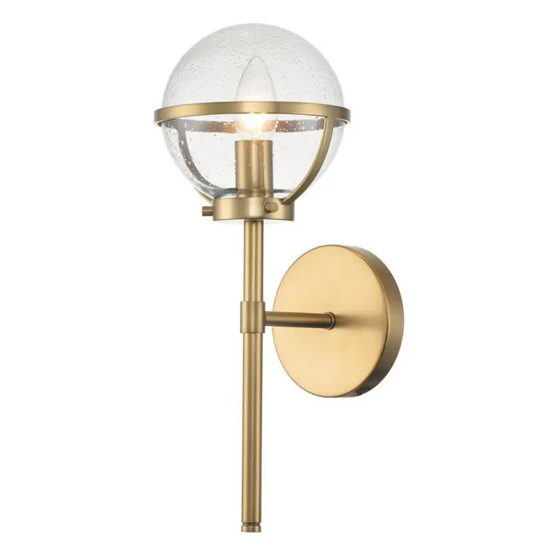 Bad-Wandleuchte IP44 Messingfarben