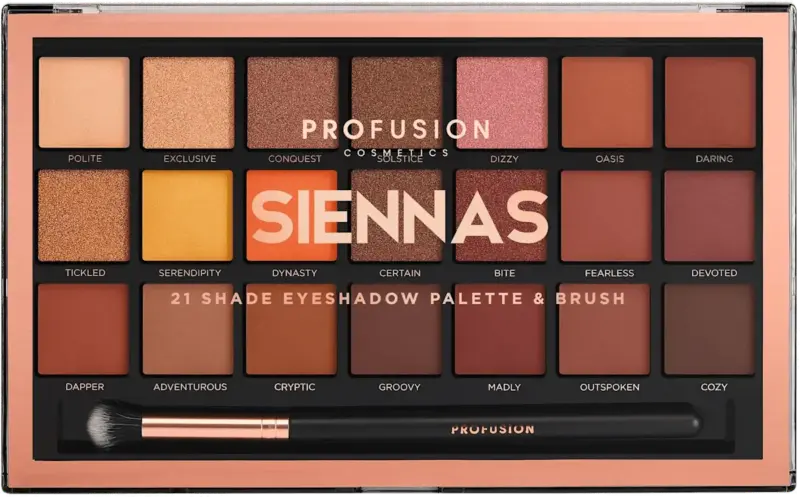 Profusion paleta de farduri Siennas