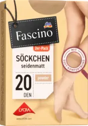 Șosete invizibile 20 DEN, 39-42, aspect mătăsos, nude, pachet de 2 perechi