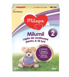 Lapte praf de continuare Milumil 2, 6-12 luni