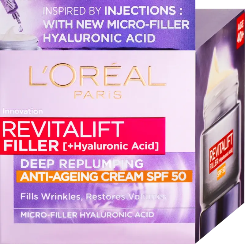 Cremă de zi antirid revitalift SPF 50 pentru față