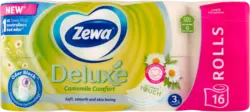 H&acirc;rtie igienică Albă cu Mușețel Deluxe 3 straturi
