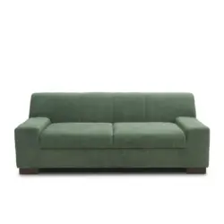2-Sitzer-Sofa in Mikrofaser Gr&uuml;n