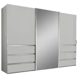 Schwebet&uuml;renschrank in Wei&szlig;