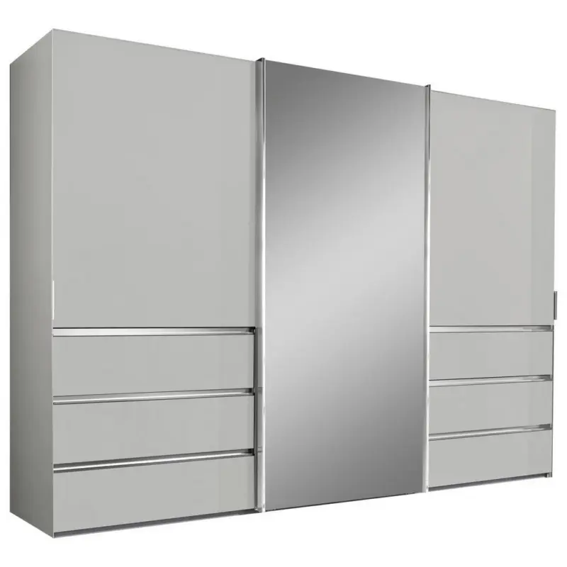 Schwebet&uuml;renschrank in Wei&szlig;