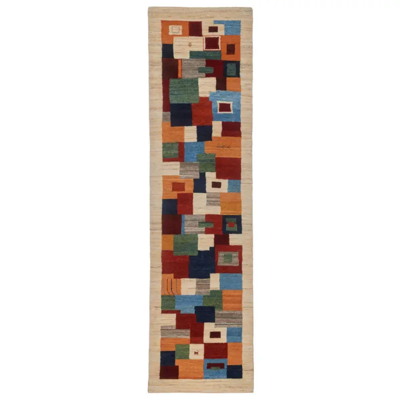 Orientteppich 80/200 cm Oase Creme, Multicolor