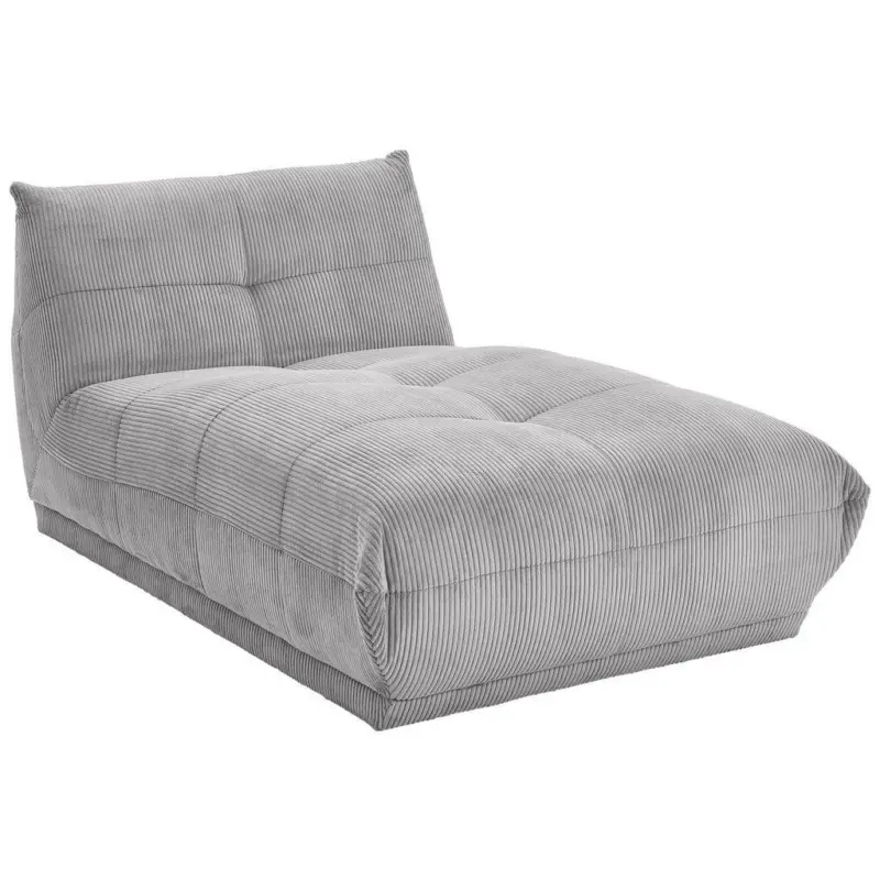 Modul Sofa Giselle Ottomane B: 105 cm Cord Grau