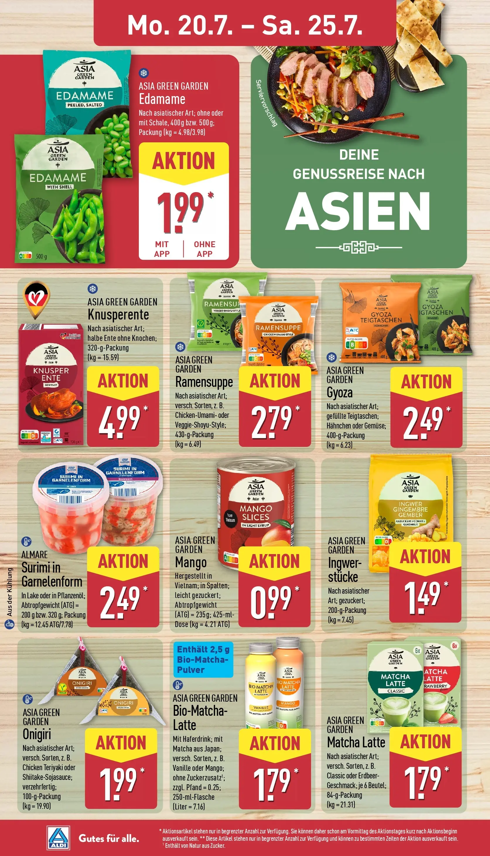 Aldi - ALDI Nord: Wochenangebote (ab 20.07.2026) » Angebote Online | Seite: 12 | Produkte: Hahnchen, Mango, Knoblauch, Ente