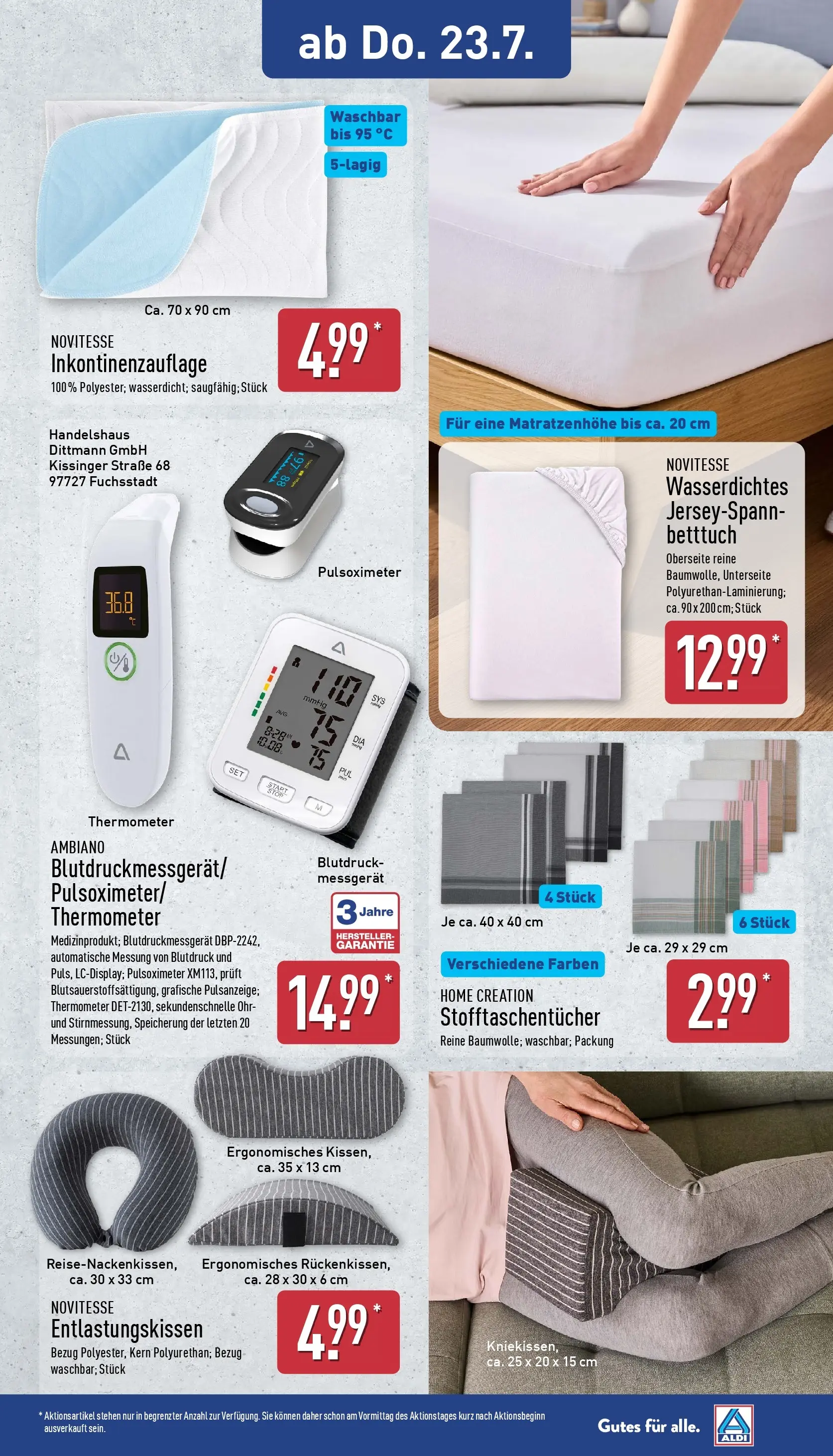 Aldi - ALDI Nord: Wochenangebote (ab 20.07.2026) » Angebote Online | Seite: 25 | Produkte: Thermometer, Home creation
