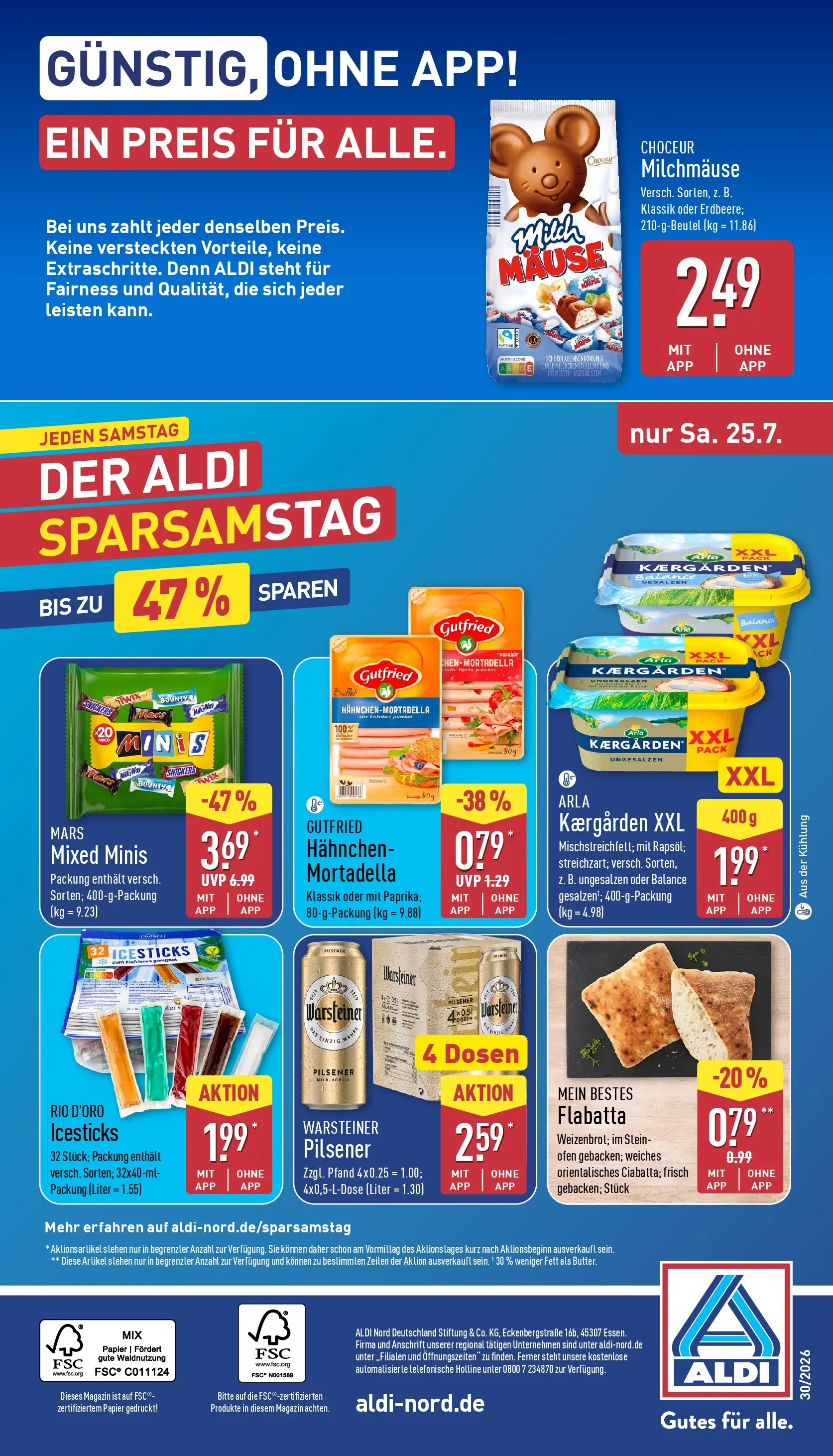 Aldi - ALDI Nord: Wochenangebote (ab 20.07.2026) » Angebote Online | Seite: 32 | Produkte: Ofen, Hahnchen, Butter, Paprika