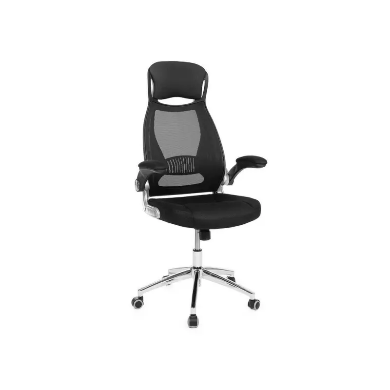 B&uuml;rostuhl mit Netzbespannung Schwarz/Silberfarben bis 150kg