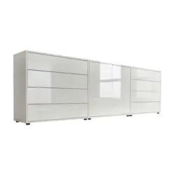 SIDEBOARD Mailand 4 B: 237 cm Wei&szlig;