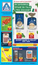 Aldi UN SAVOUREUX VOYAGE EN ITALIE &Agrave; PRIX DISCOUNT - au 20.07.2026
