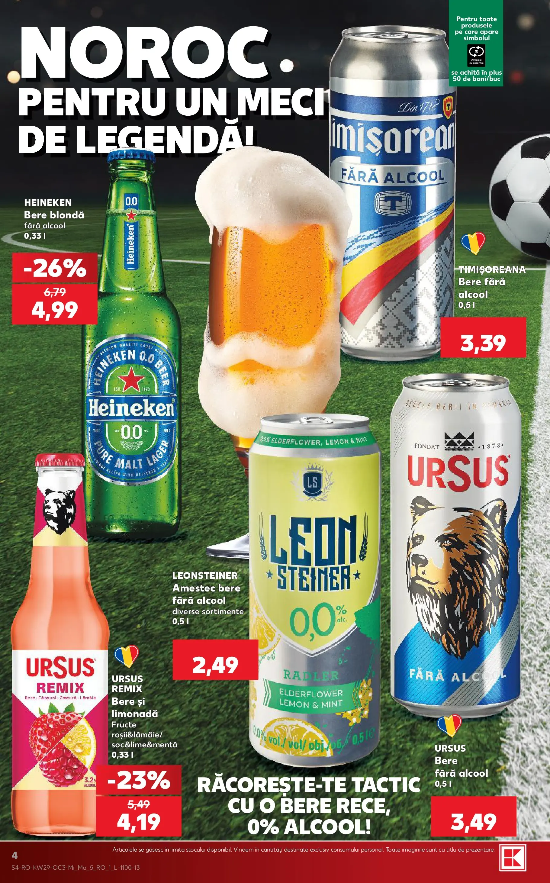 Kaufland Baia Mare 15.07.2026 - Revista si Oferta | Pagină: 4 | Produse: Sıcak su torbası, Bere, Fructe