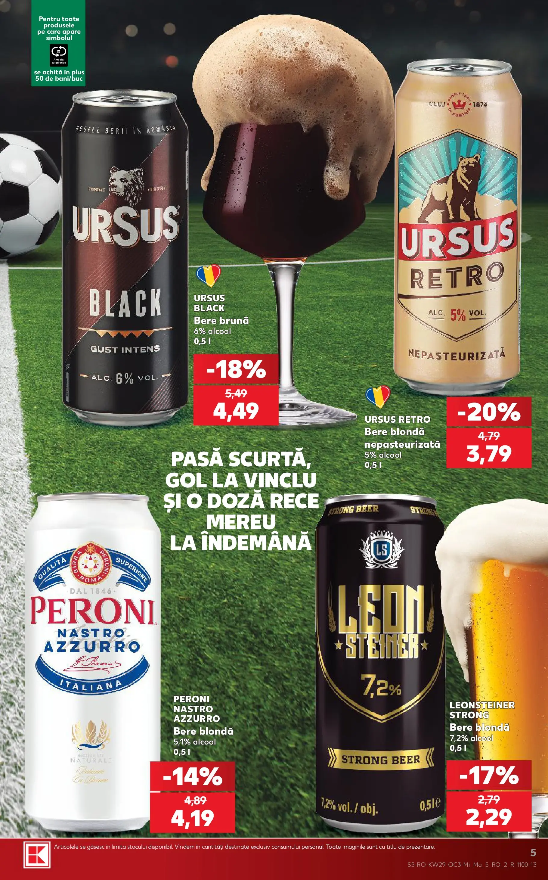 Kaufland Baia Mare 15.07.2026 - Revista si Oferta | Pagină: 5 | Produse: Bere