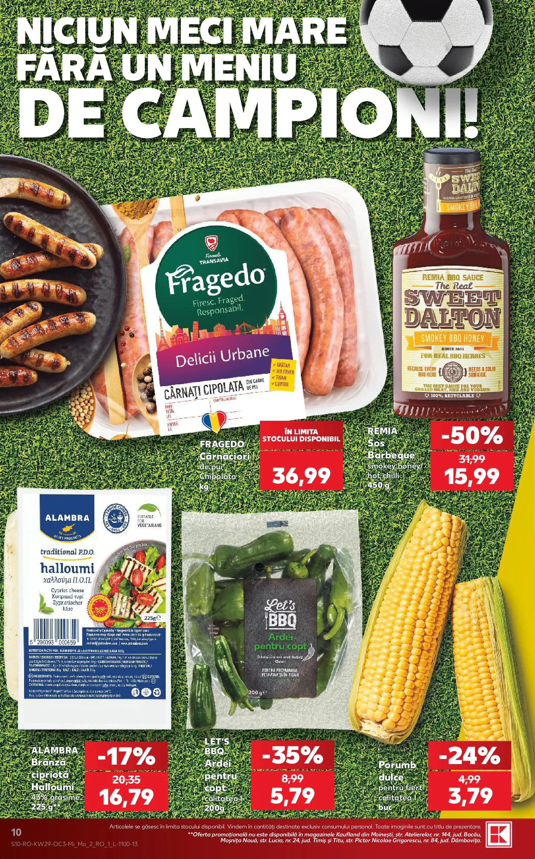Kaufland Baia Mare 15.07.2026 - Revista si Oferta | Pagină: 10 | Produse: Cuptor, Tigaie, Porumb, Cârnați