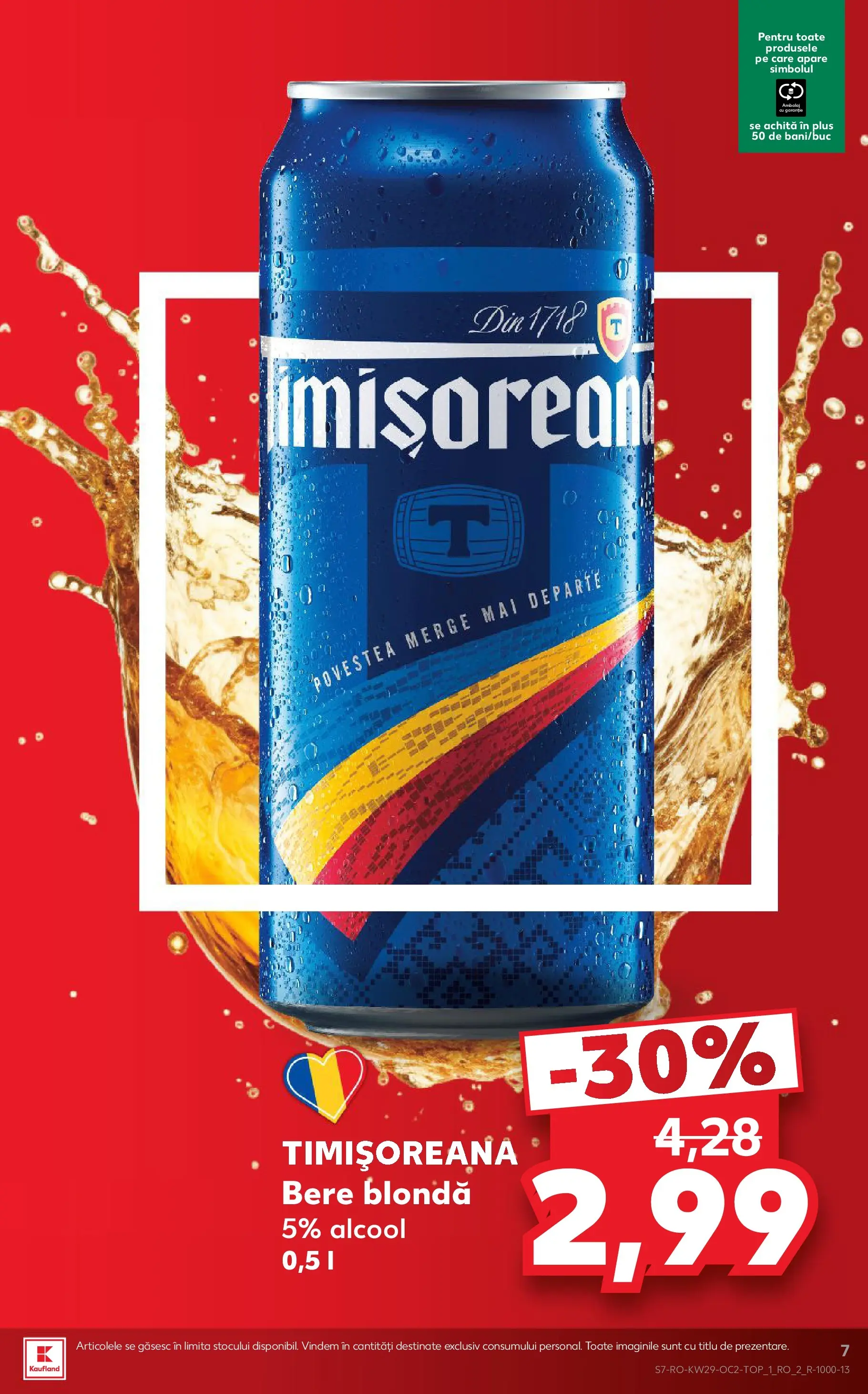 Kaufland Domnesti 15.07.2026 || Revista si Oferte | Pagină: 7 | Produse: Bere Kaufland Domnesti 15.07.2026 - Revista si Oferta | Pagină: 7 | Produse: Bere
