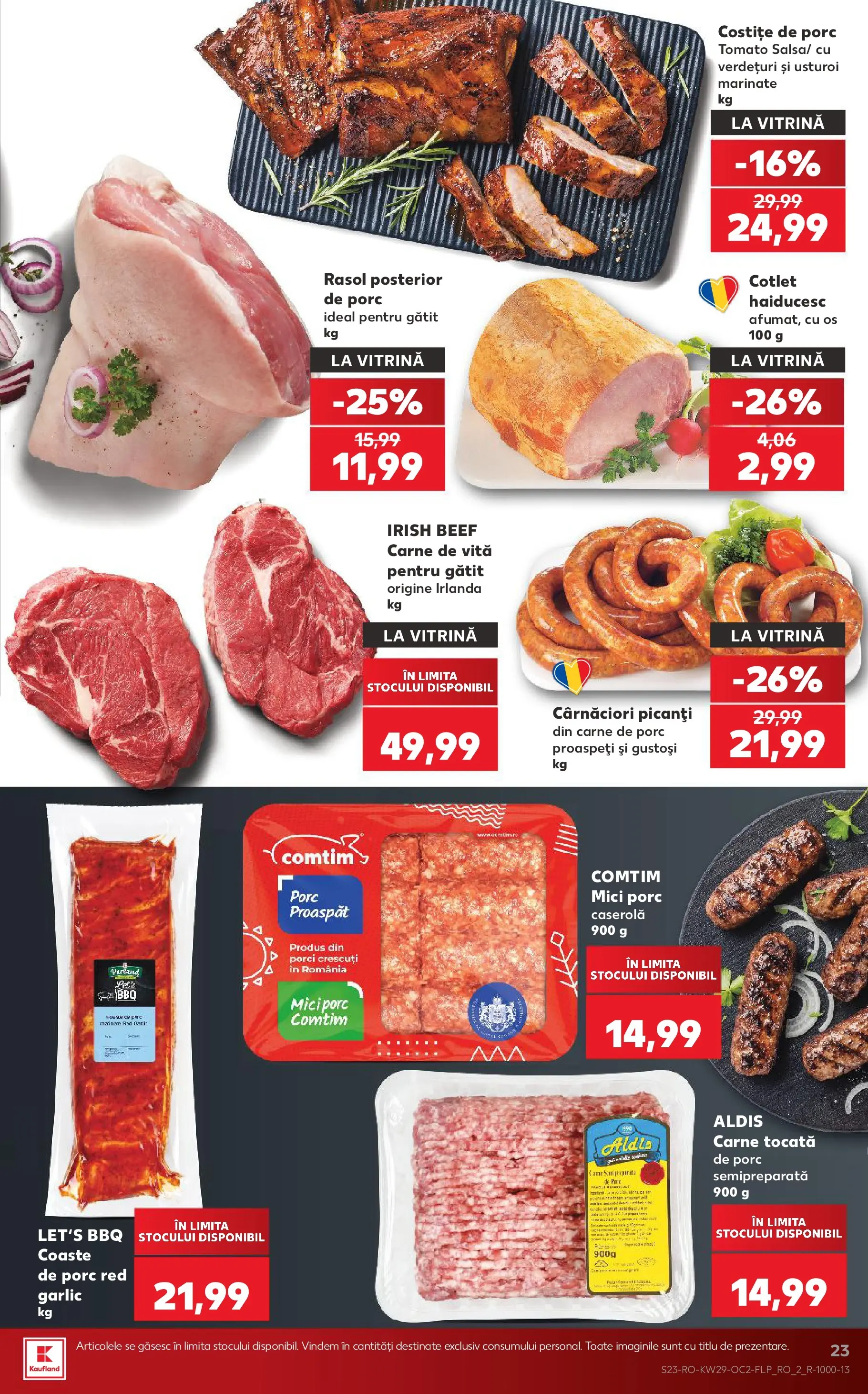 Kaufland Domnesti 15.07.2026 || Revista si Oferte | Pagină: 23 | Produse: Vitrină, Carne De Vită, Rasol, Usturoi Kaufland Domnesti 15.07.2026 - Revista si Oferta | Pagină: 23 | Produse: Vitrină, Carne De Vită, Rasol, Usturoi
