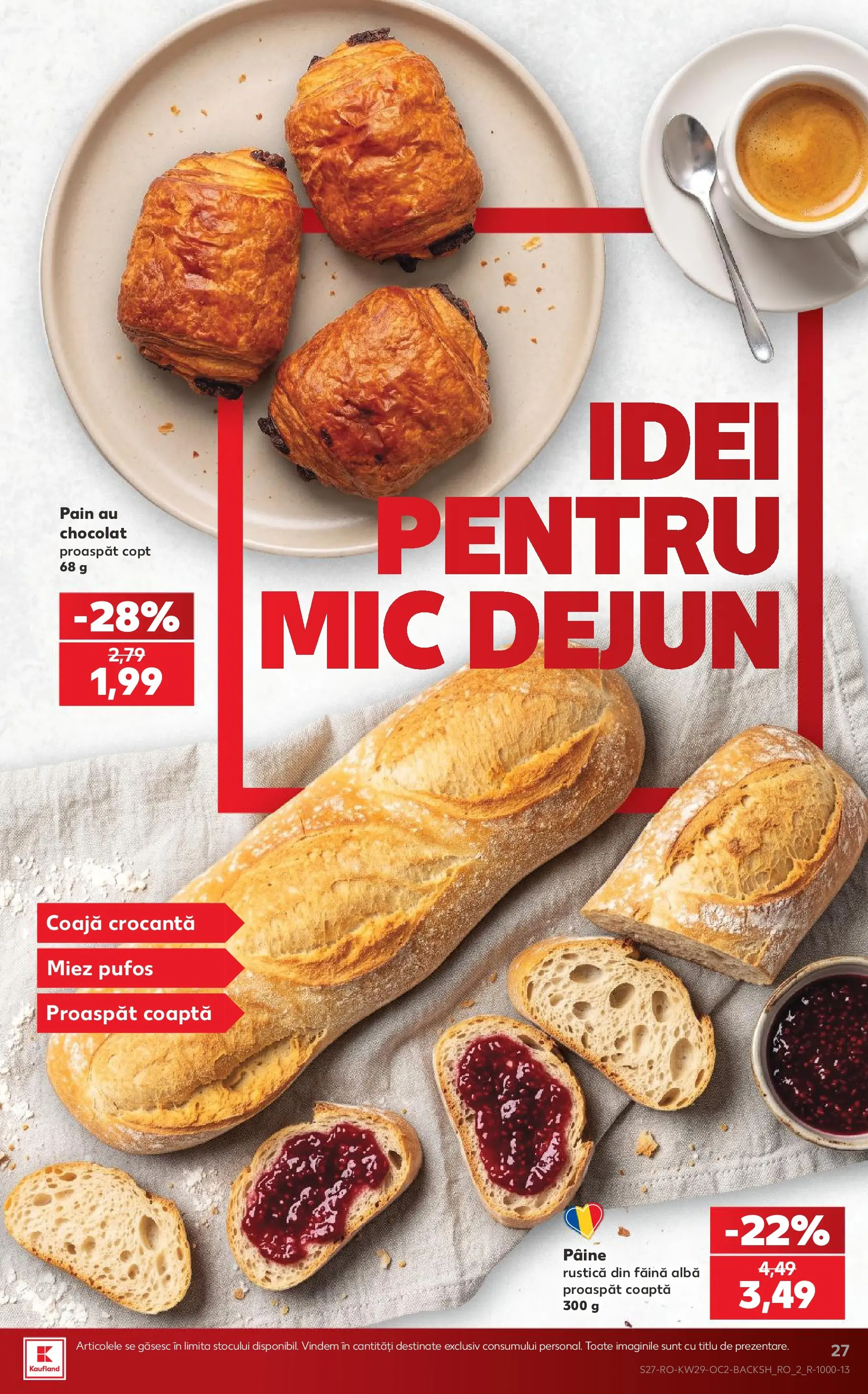 Kaufland Domnesti 15.07.2026 || Revista si Oferte | Pagină: 27 | Produse: Pâine, Făină Kaufland Domnesti 15.07.2026 - Revista si Oferta | Pagină: 27 | Produse: Pâine, Făină