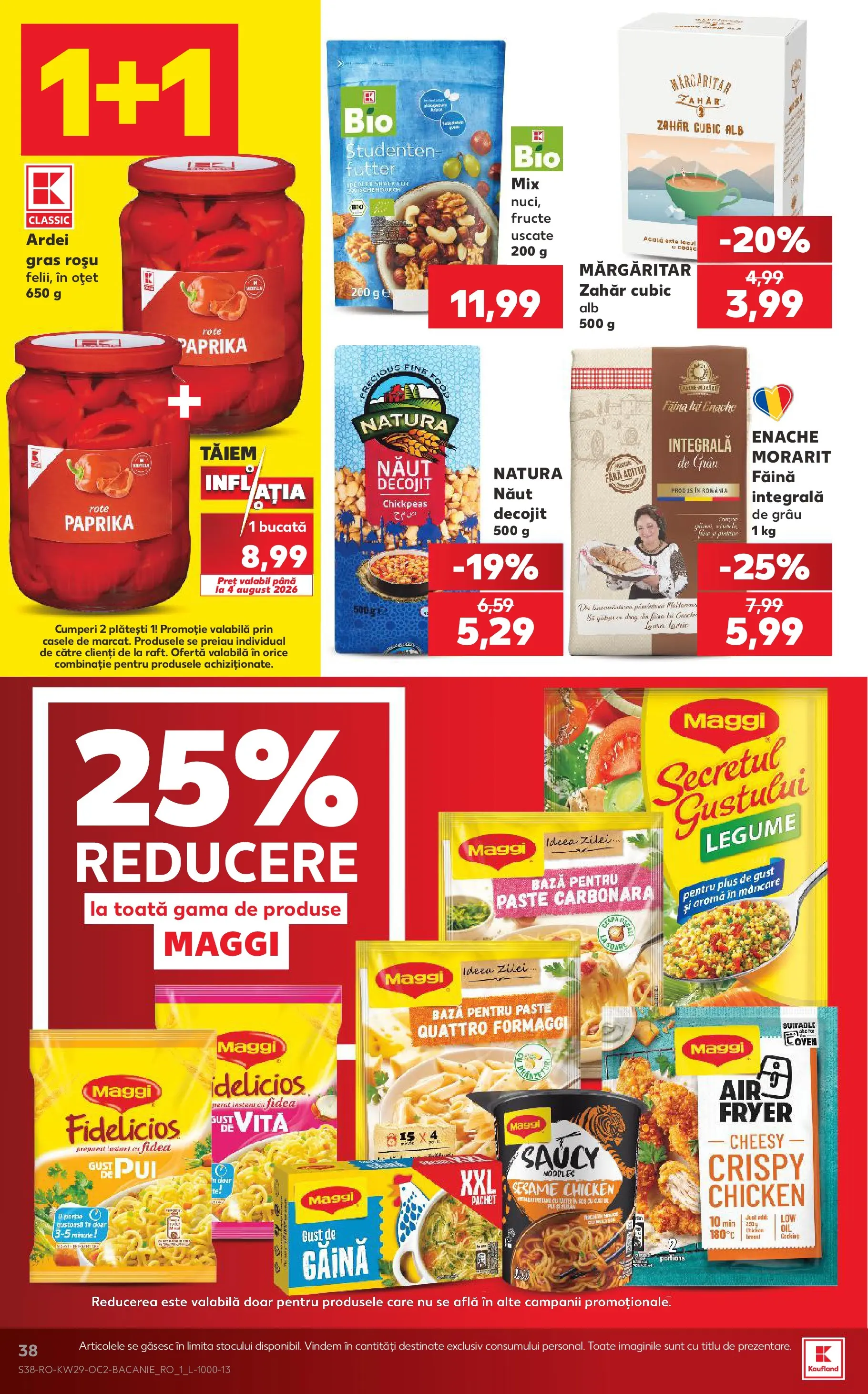 Kaufland Domnesti 15.07.2026 || Revista si Oferte | Pagină: 38 | Produse: Hacıyatmaz Kedi Oyuncağı, Făină, Fructe, Zahăr Kaufland Domnesti 15.07.2026 - Revista si Oferta | Pagină: 38 | Produse: Hacıyatmaz Kedi Oyuncağı, Făină, Fructe, Zahăr