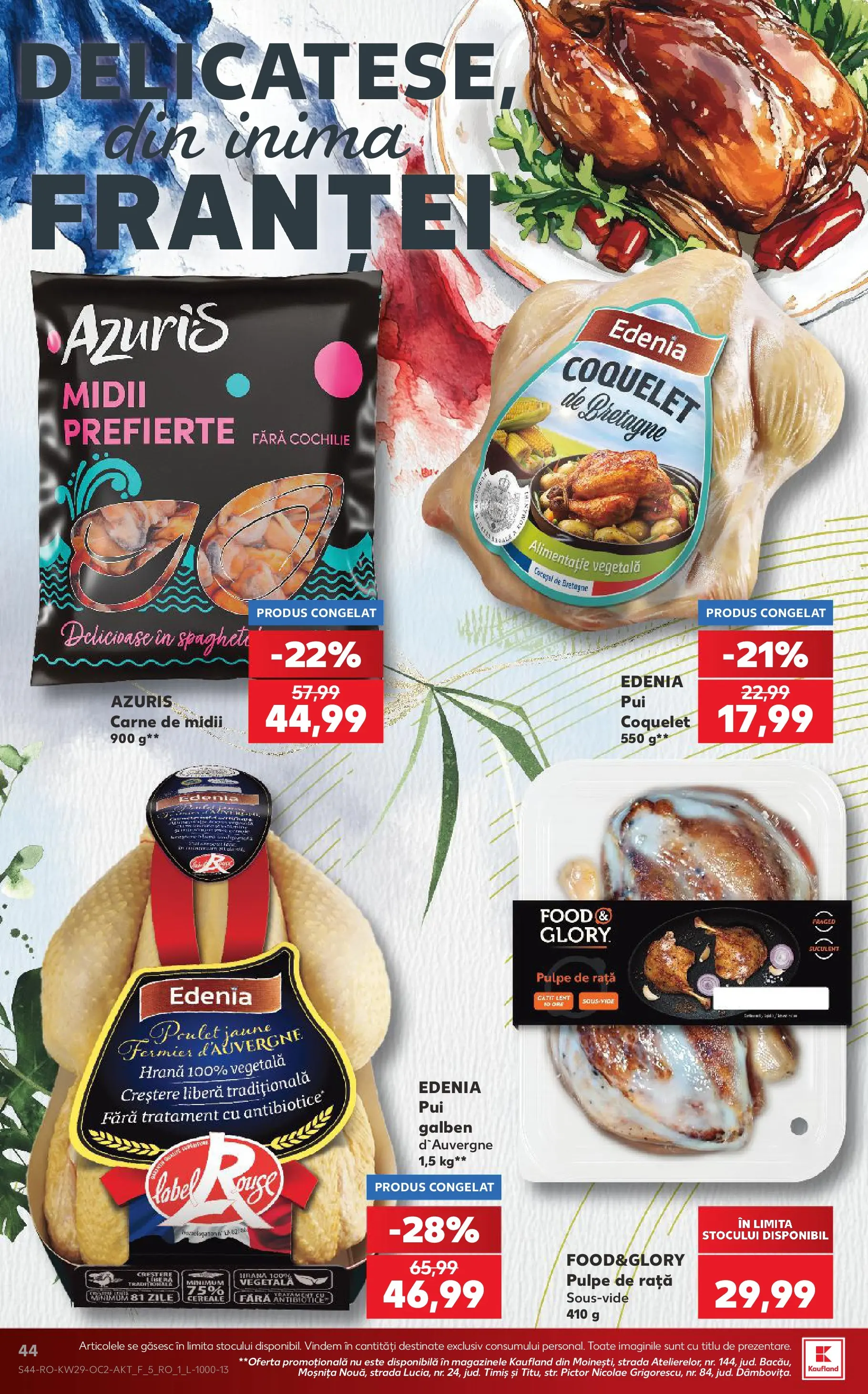 Kaufland Domnesti 15.07.2026 || Revista si Oferte | Pagină: 44 | Produse: Rață, Cereale Kaufland Domnesti 15.07.2026 - Revista si Oferta | Pagină: 44 | Produse: Rață, Cereale