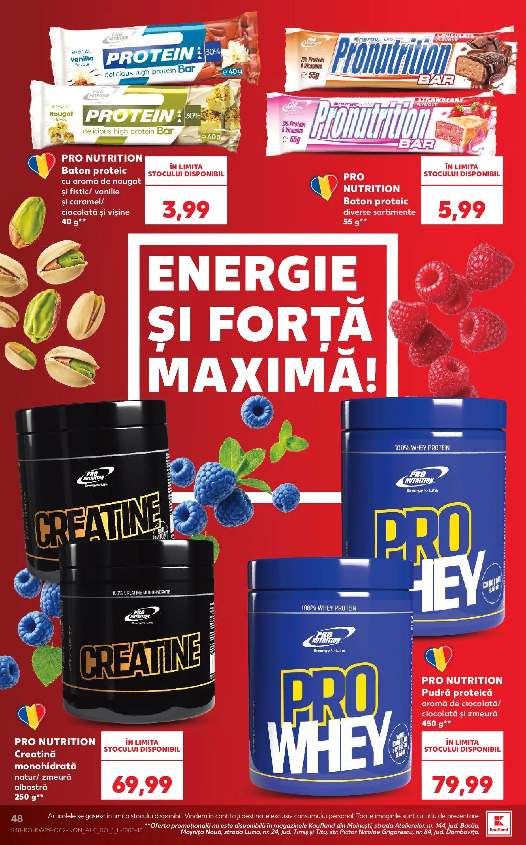 Kaufland Domnesti 15.07.2026 || Revista si Oferte | Pagină: 48 | Produse: Zmeură, Pudră, Ciocolată Kaufland Domnesti 15.07.2026 - Revista si Oferta | Pagină: 48 | Produse: Zmeură, Pudră, Ciocolată