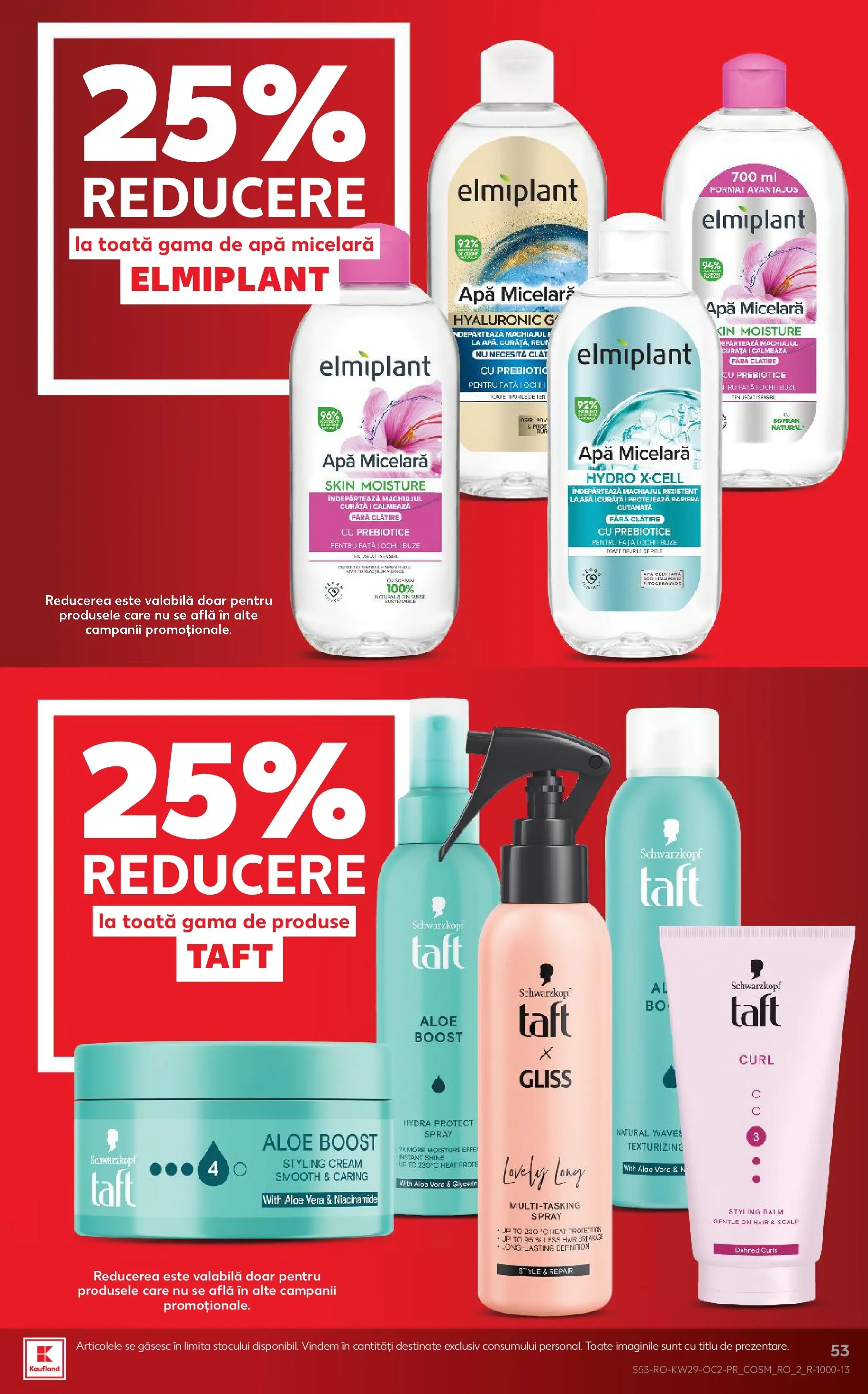 Kaufland Domnesti 15.07.2026 || Revista si Oferte | Pagină: 53 | Produse: Delgeç, Aloe vera, Apă micelară, Apă Kaufland Domnesti 15.07.2026 - Revista si Oferta | Pagină: 53 | Produse: Delgeç, Aloe vera, Apă micelară, Apă