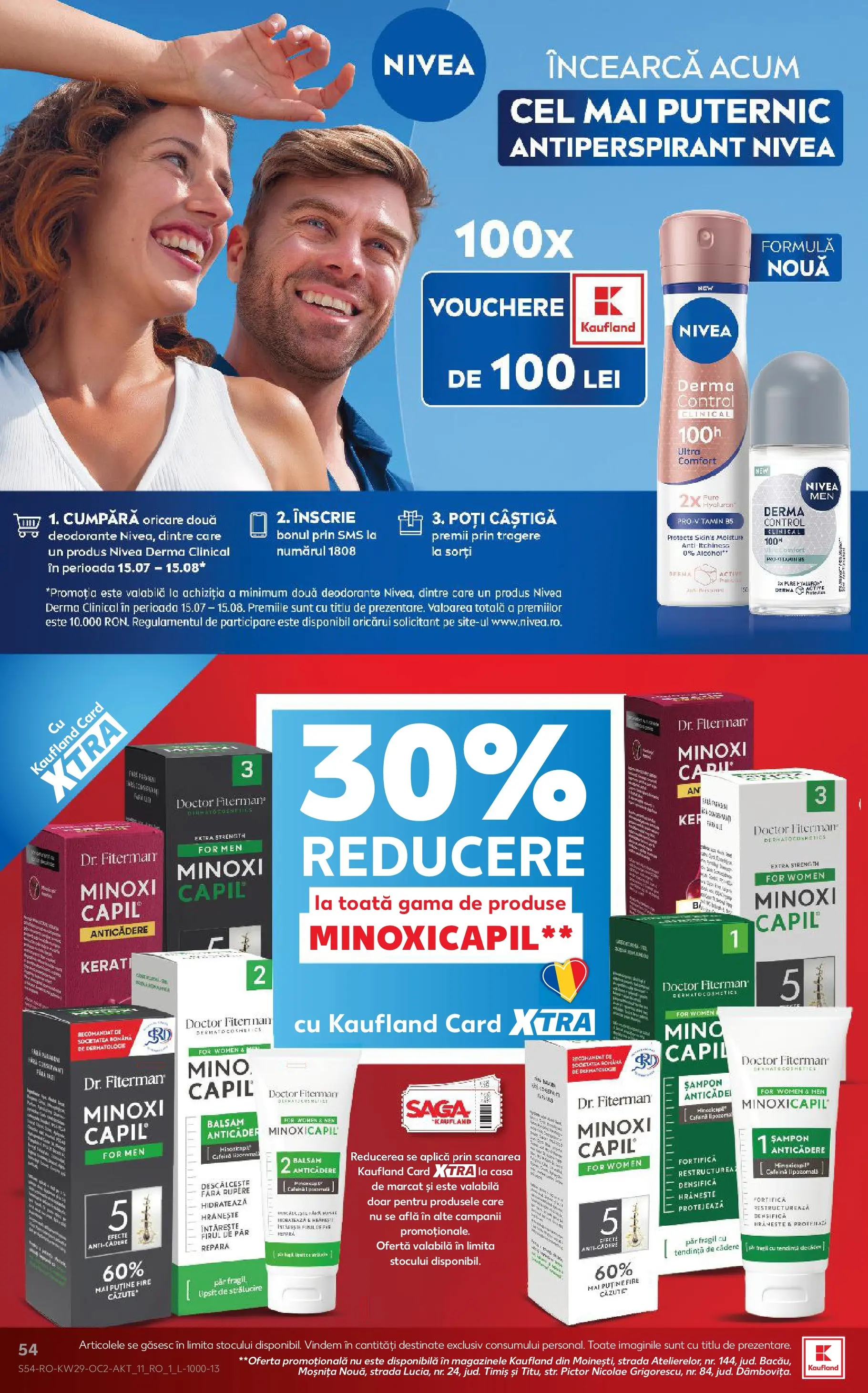 Kaufland Domnesti 15.07.2026 || Revista si Oferte | Pagină: 54 | Produse: Șampon, Balsam, Antiperspirant Kaufland Domnesti 15.07.2026 - Revista si Oferta | Pagină: 54 | Produse: Șampon, Balsam, Antiperspirant