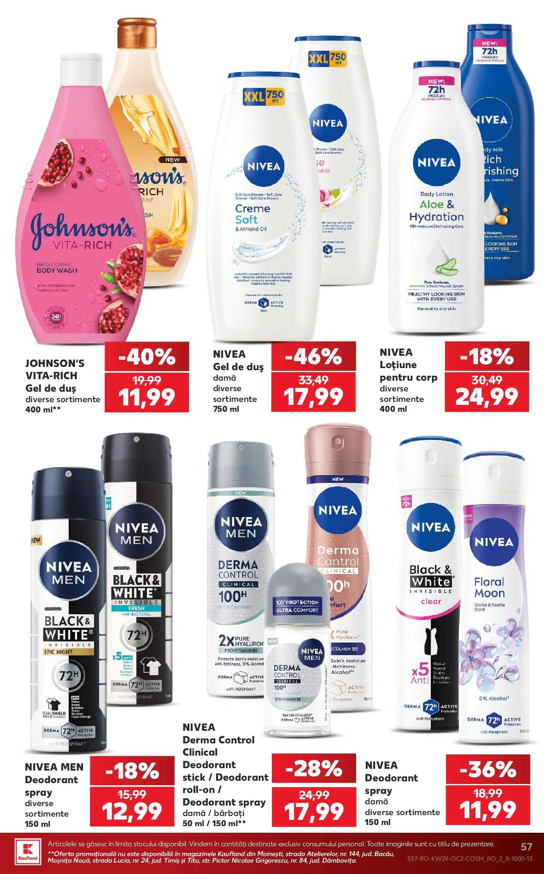 Kaufland Domnesti 15.07.2026 || Revista si Oferte | Pagină: 57 | Produse: Serum, Duș, Deodorant, Antiperspirant Kaufland Domnesti 15.07.2026 - Revista si Oferta | Pagină: 57 | Produse: Serum, Duș, Deodorant, Antiperspirant