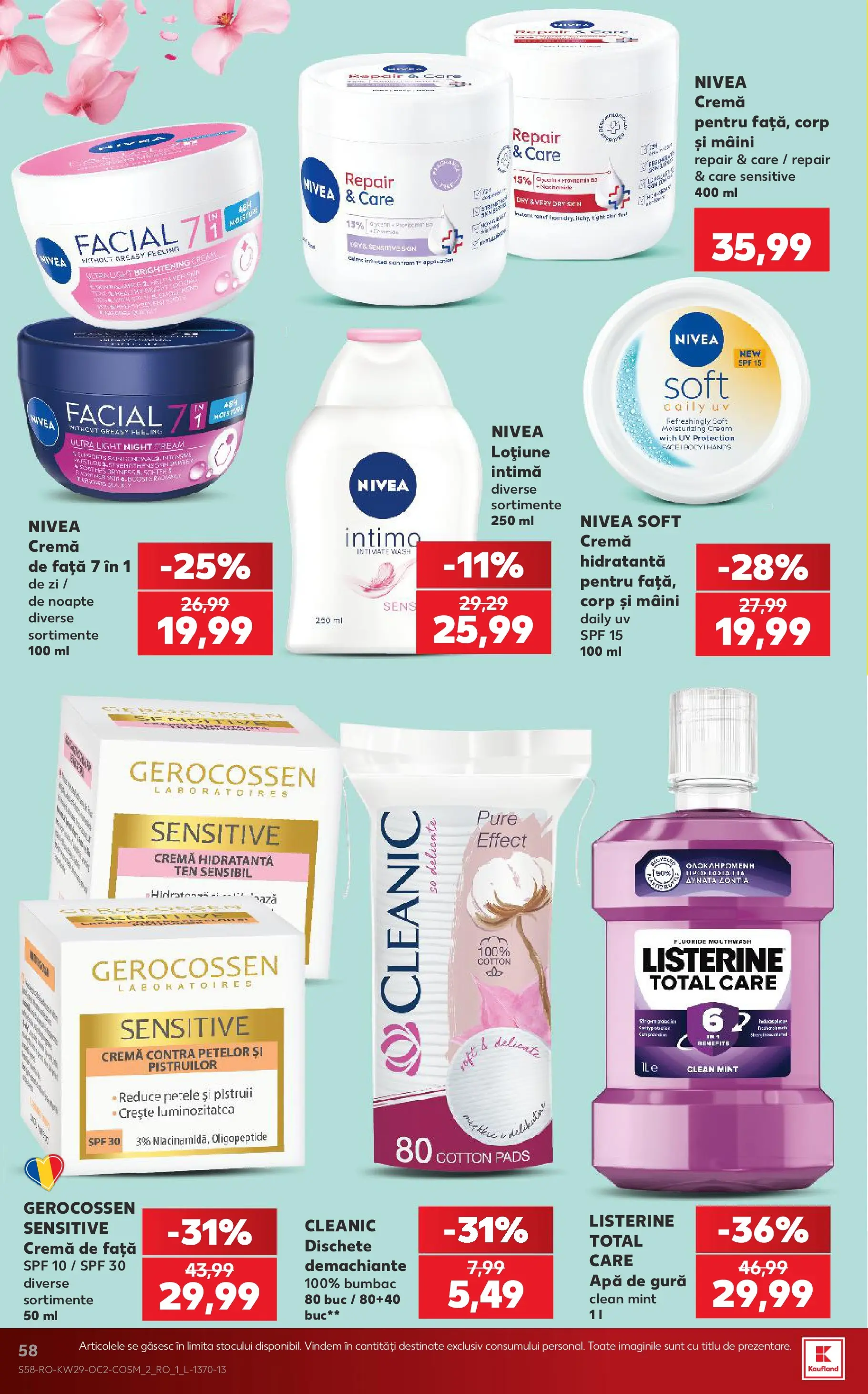 Kaufland Rădăuți 15.07.2026 - Revista si Oferta | Pagină: 58 | Produse: Pomelo, Rom, Apă de gură, Apă