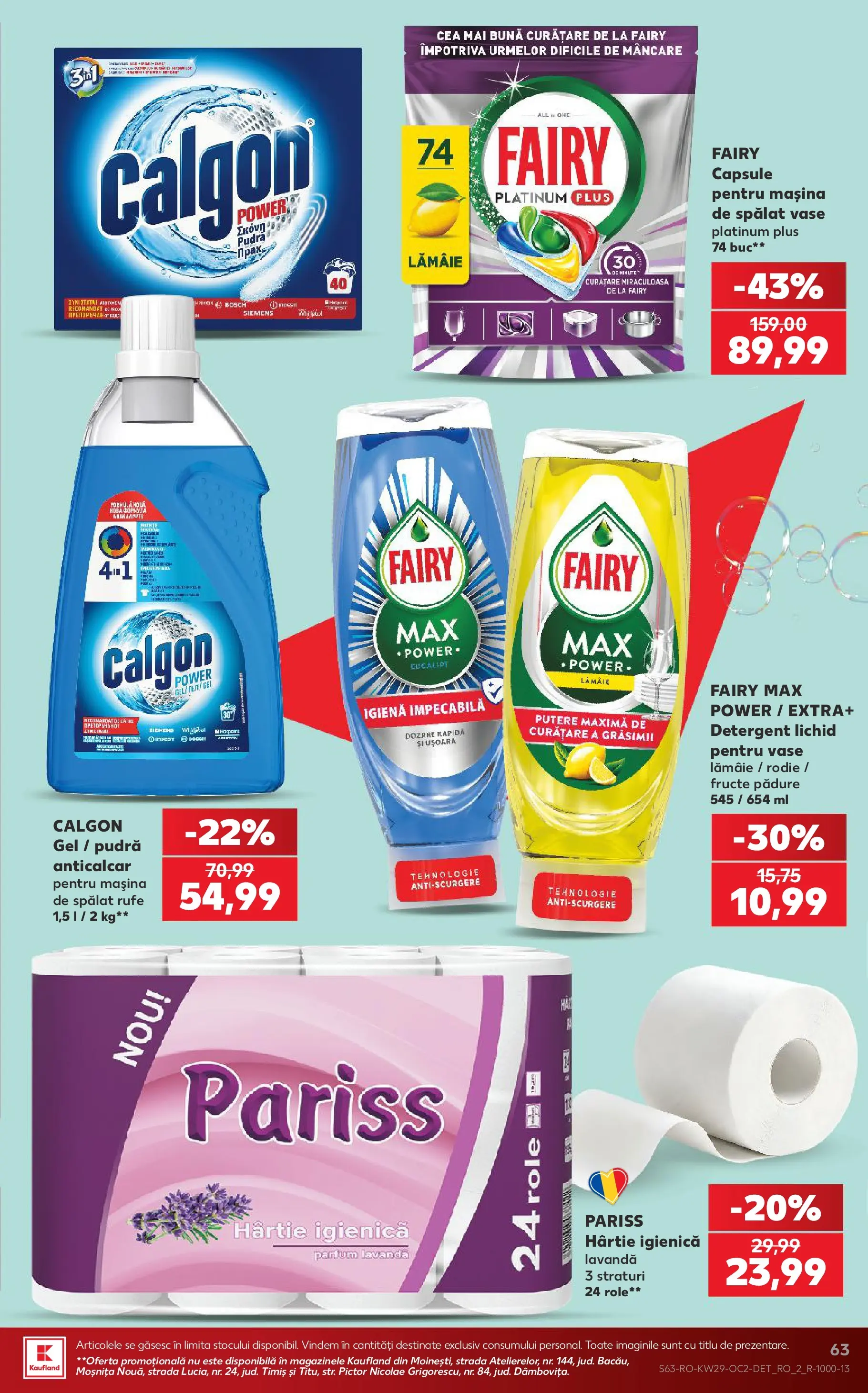 Kaufland Domnesti 15.07.2026 || Revista si Oferte | Pagină: 63 | Produse: Mașină De Spălat, Role, Detergent, Lămâie Kaufland Domnesti 15.07.2026 - Revista si Oferta | Pagină: 63 | Produse: Mașină De Spălat, Role, Detergent, Lămâie