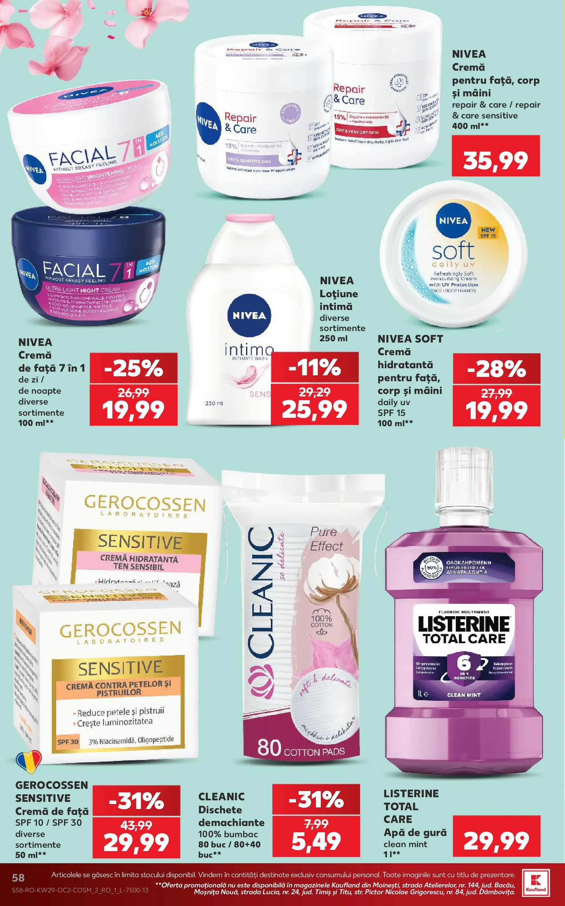 Kaufland Viseu de Sus 15.07.2026 - Revista si Oferta | Pagină: 58 | Produse: Arapsaçı, Cremă, Rom, Apă