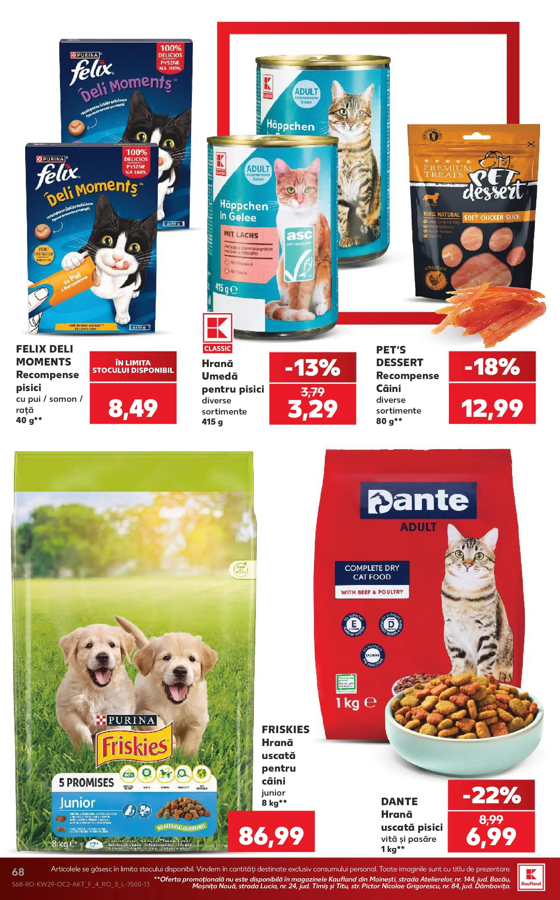 Kaufland Viseu de Sus 15.07.2026 - Revista si Oferta | Pagină: 68 | Produse: Hacıyatmaz Kedi Oyuncağı, Rață
