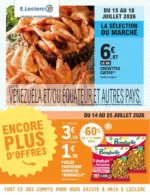 E.Leclerc TRAFIC POUVOIR ACHAT 6 - MIXTE - au 25.07.2026