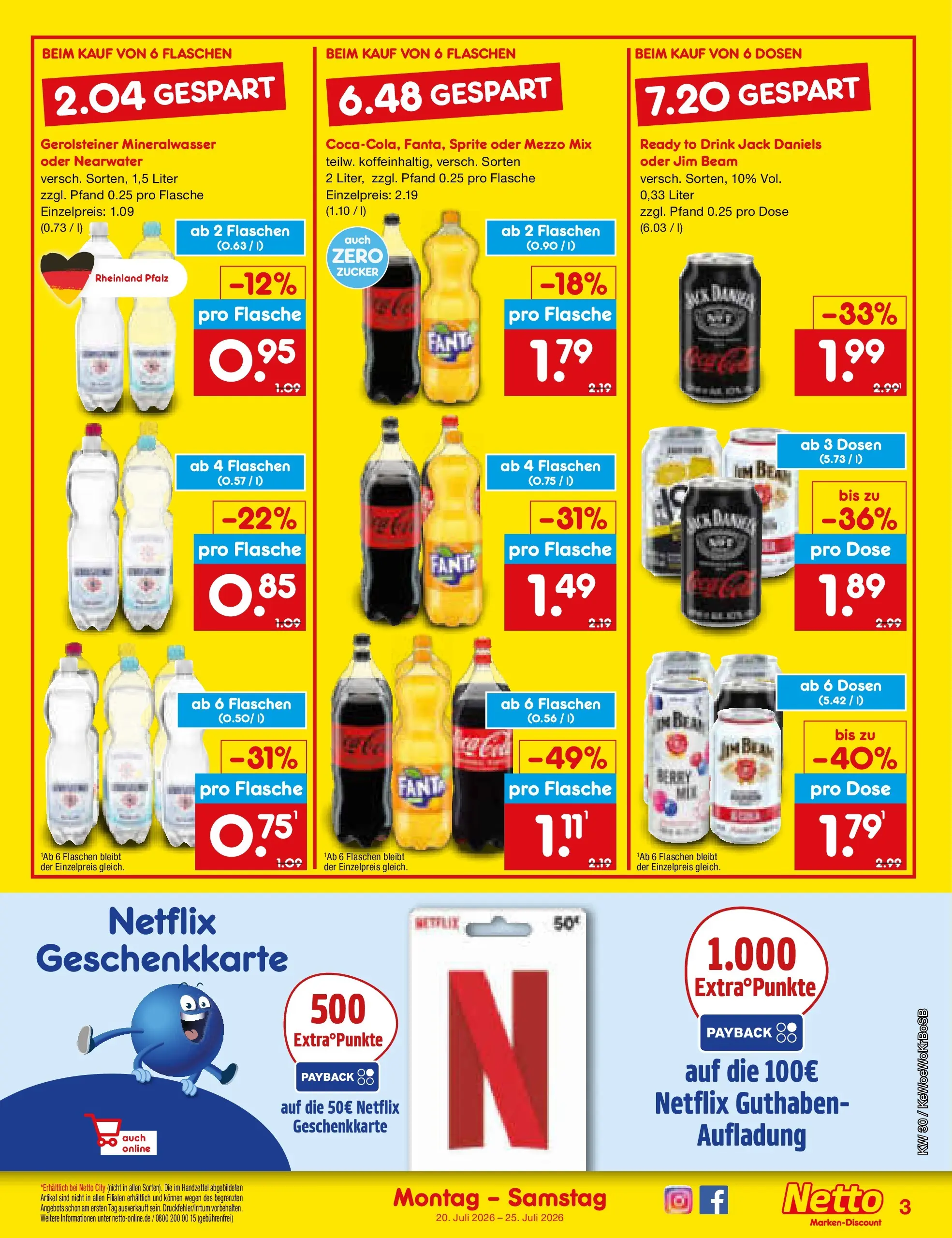 Netto Marken-Discount Prospekt Gemmingen (ab 19.07.2026) ยป Angebote | Seite: 3 | Produkte: Jim beam, Mezzo mix, Oder mezzo mix, Gerolsteiner Netto Marken-Discount Prospekt Gemmingen (ab 19.07.2026) ยป Angebote | Seite: 3 | Produkte: Jim beam, Mezzo mix, Oder mezzo mix, Gerolsteiner