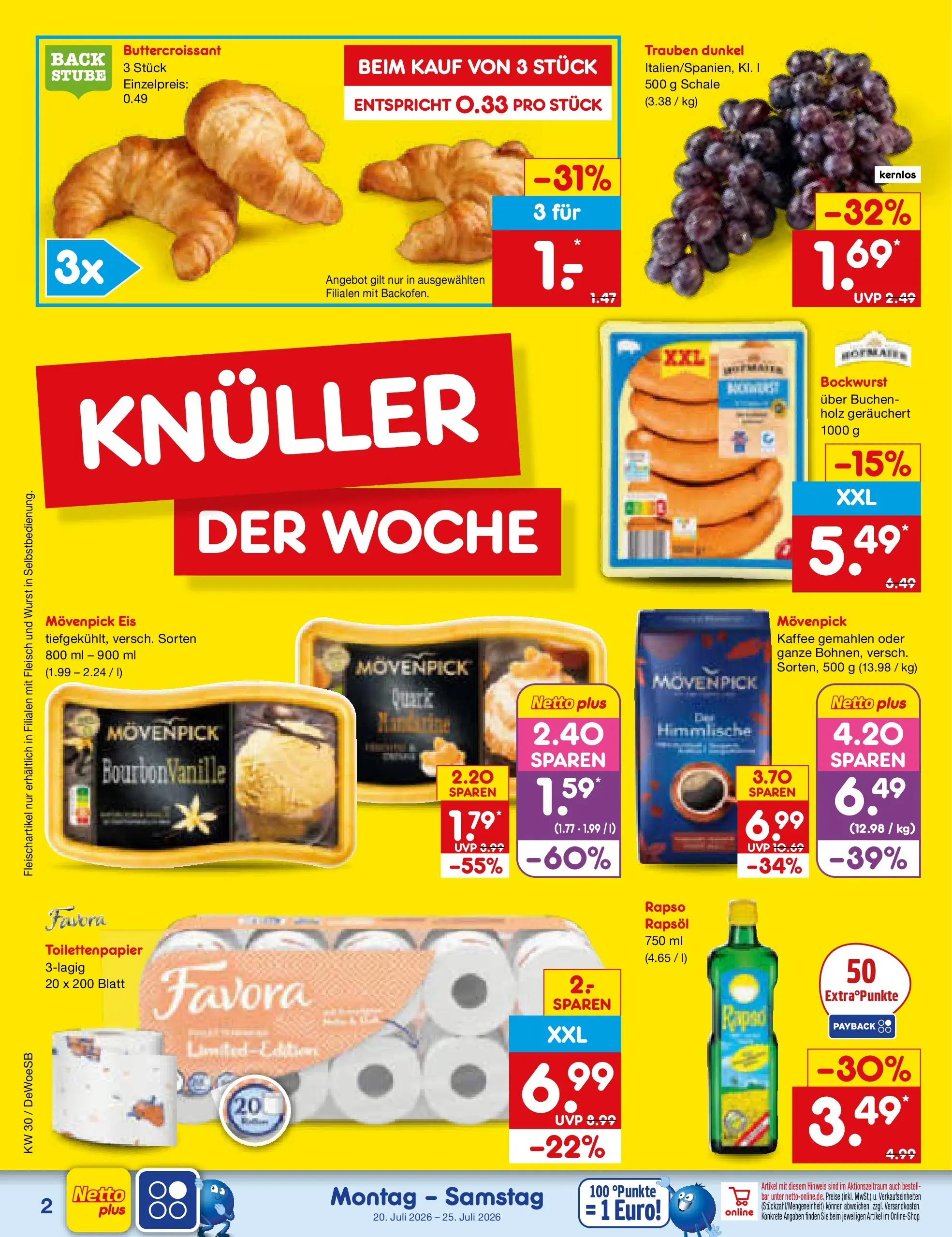 Netto Marken-Discount Prospekt Thierhaupten (ab 19.07.2026) ยป Angebote | Seite: 2 | Produkte: Bockwurst, Quark, Kaffee, Fleisch Netto Marken-Discount Prospekt Thierhaupten (ab 19.07.2026) ยป Angebote | Seite: 2 | Produkte: Bockwurst, Quark, Kaffee, Fleisch