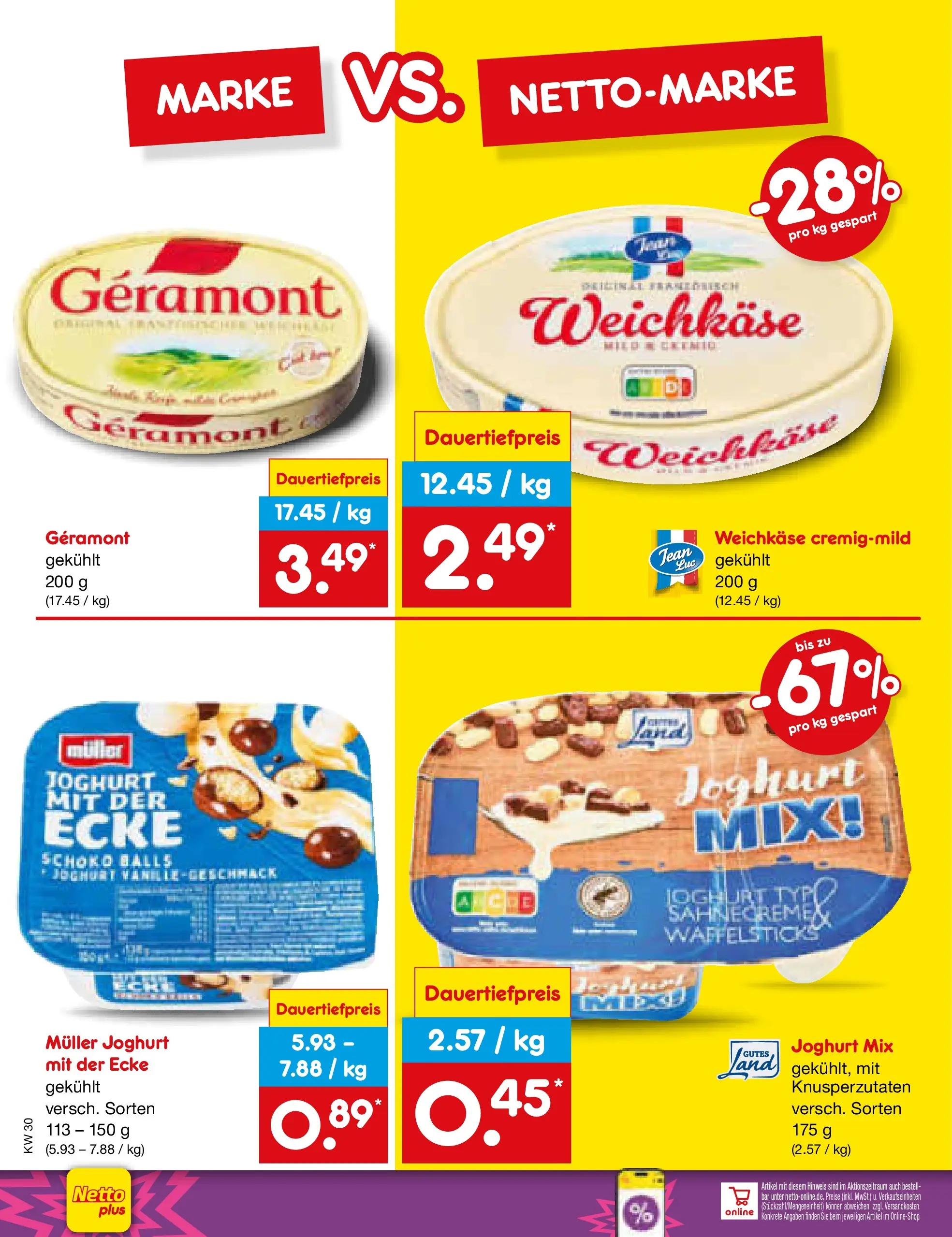Netto Marken-Discount Prospekt Augustusburg (ab 19.07.2026) » Angebote | Seite: 10 | Produkte: Geramont, Joghurt