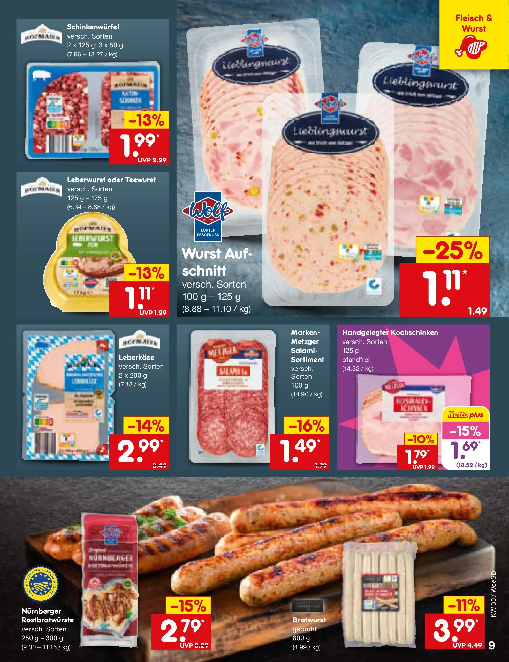 Netto Marken-Discount Prospekt Gemmingen (ab 19.07.2026) ยป Angebote | Seite: 13 | Produkte: Wurst, Salami, Fleisch, Leberkase Netto Marken-Discount Prospekt Gemmingen (ab 19.07.2026) ยป Angebote | Seite: 13 | Produkte: Wurst, Salami, Fleisch, Leberkase