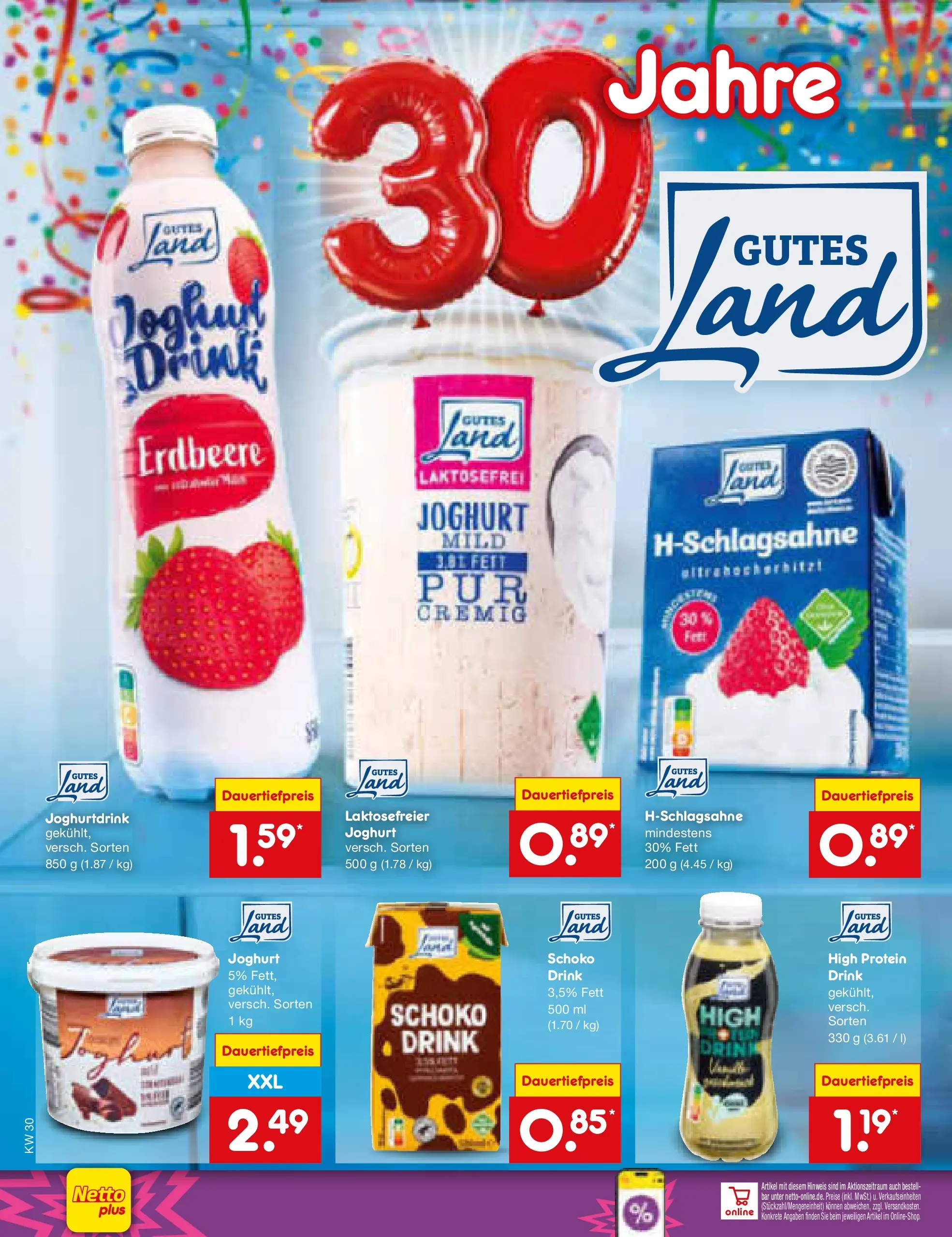 Netto Marken-Discount Prospekt Augustusburg (ab 19.07.2026) » Angebote | Seite: 18 | Produkte: Joghurt