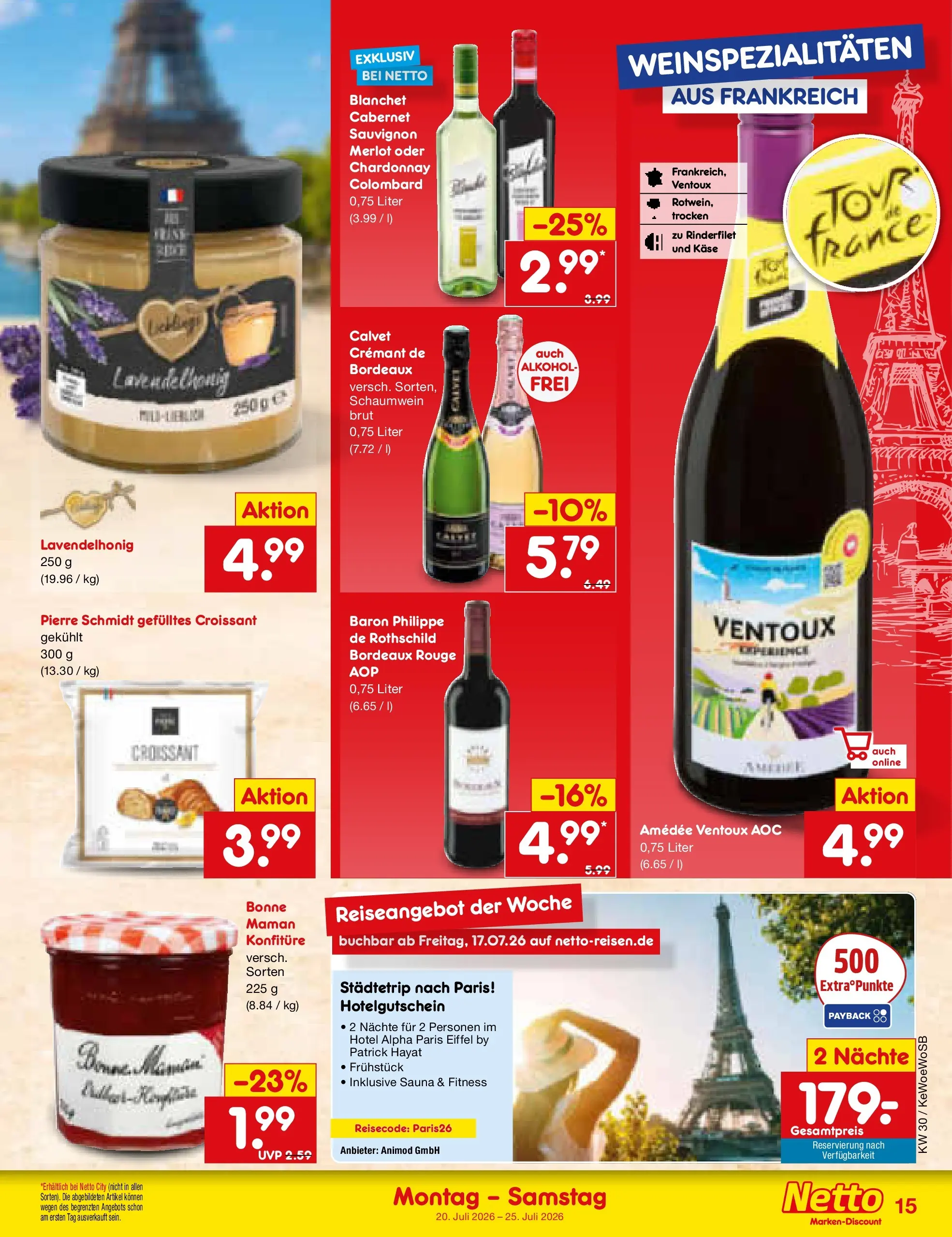 Netto Marken-Discount Prospekt Gemmingen (ab 19.07.2026) ยป Angebote | Seite: 25 | Produkte: Kรคse, Rinderfilet, Merlot, Rouge Netto Marken-Discount Prospekt Gemmingen (ab 19.07.2026) ยป Angebote | Seite: 25 | Produkte: Kรคse, Rinderfilet, Merlot, Rouge