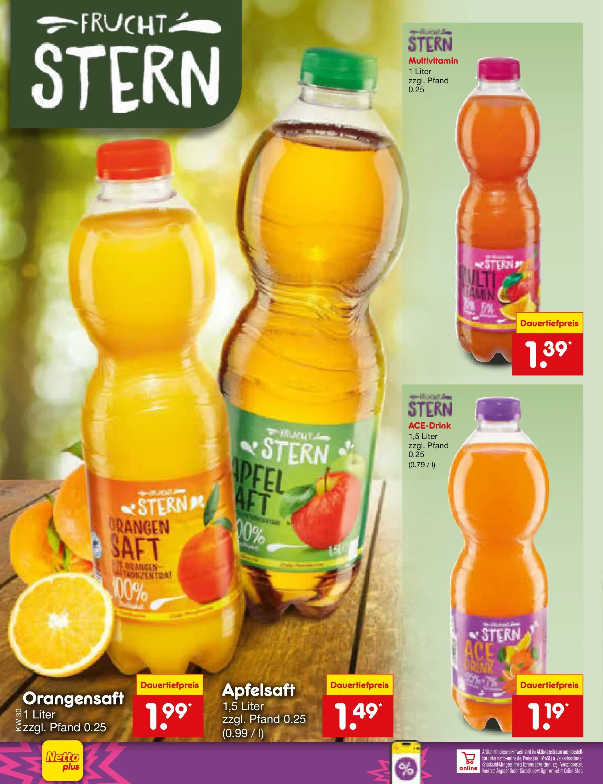 Netto Marken-Discount Prospekt Augustusburg (ab 19.07.2026) » Angebote | Seite: 32 | Produkte: Äpfel, Orangen, Orangensaft, Saft