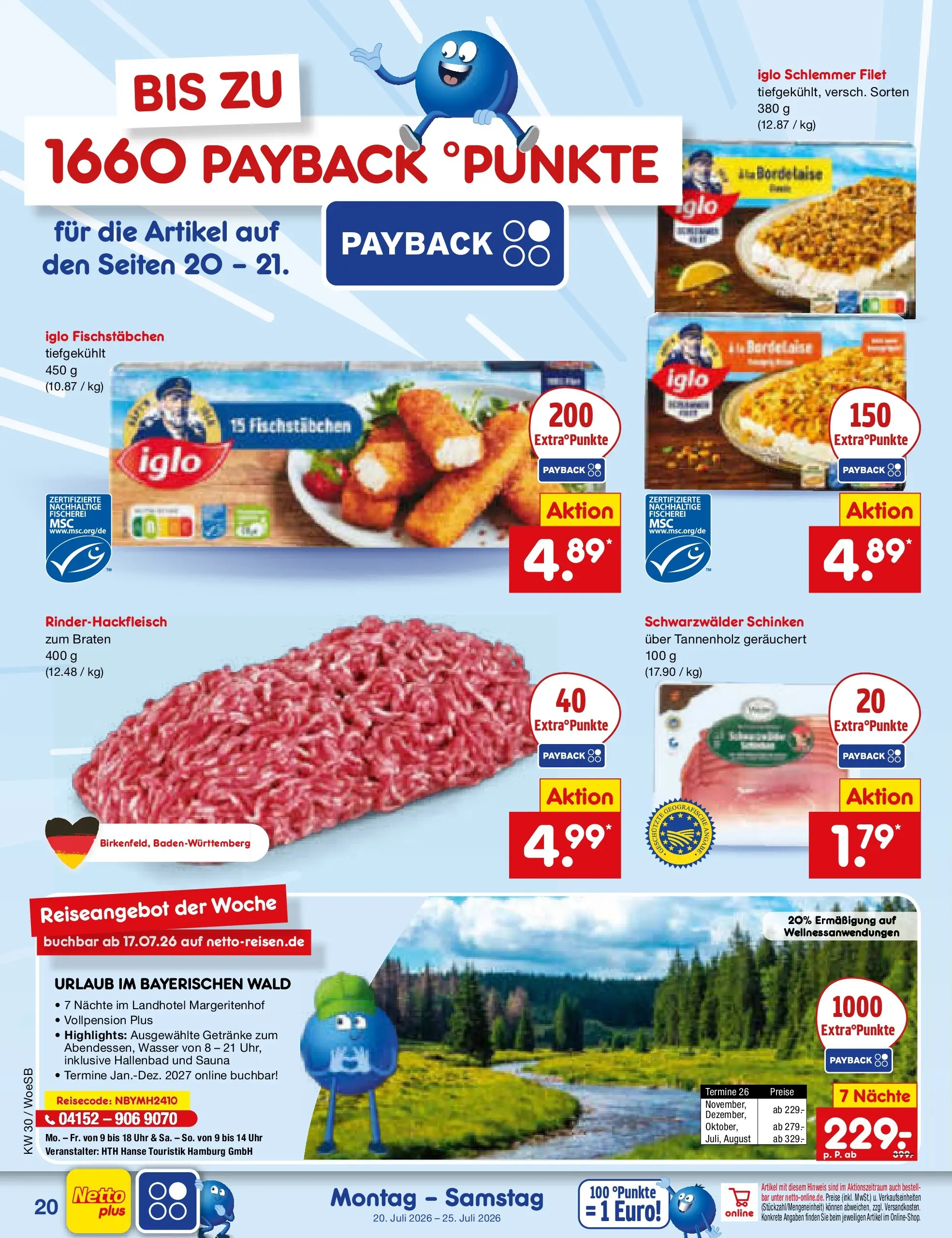 Netto Marken-Discount Prospekt Gemmingen (ab 19.07.2026) ยป Angebote | Seite: 36 | Produkte: Iglo, Fischstabchen, Wasser, Schinken Netto Marken-Discount Prospekt Gemmingen (ab 19.07.2026) ยป Angebote | Seite: 36 | Produkte: Iglo, Fischstabchen, Wasser, Schinken
