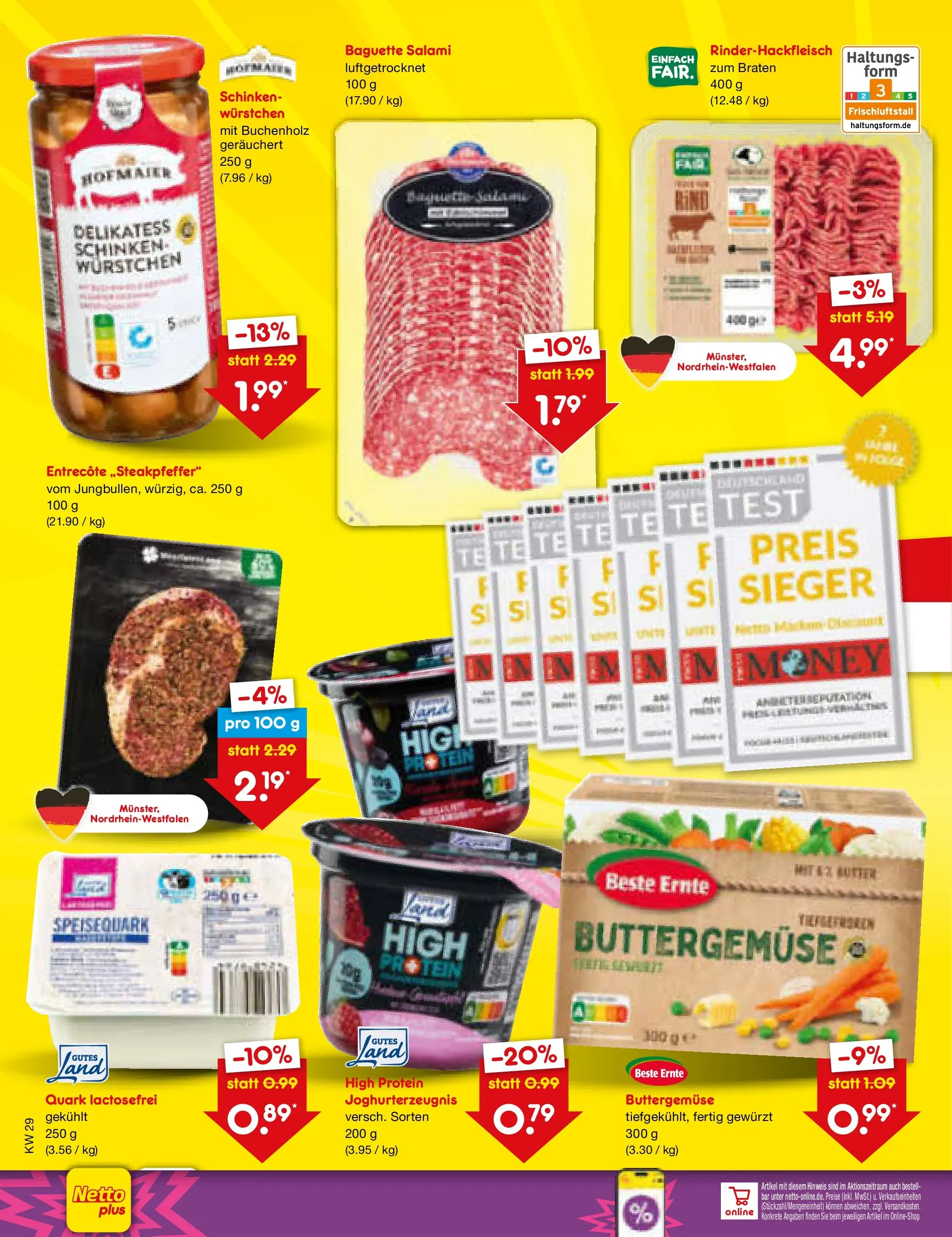 Netto Marken-Discount Prospekt Wuppertal (ab 19.07.2026) ยป Angebote | Seite: 44 | Produkte: Butter, Baguette, Salami, Speisequark Netto Marken-Discount Prospekt Wuppertal (ab 19.07.2026) ยป Angebote | Seite: 44 | Produkte: Butter, Baguette, Salami, Speisequark