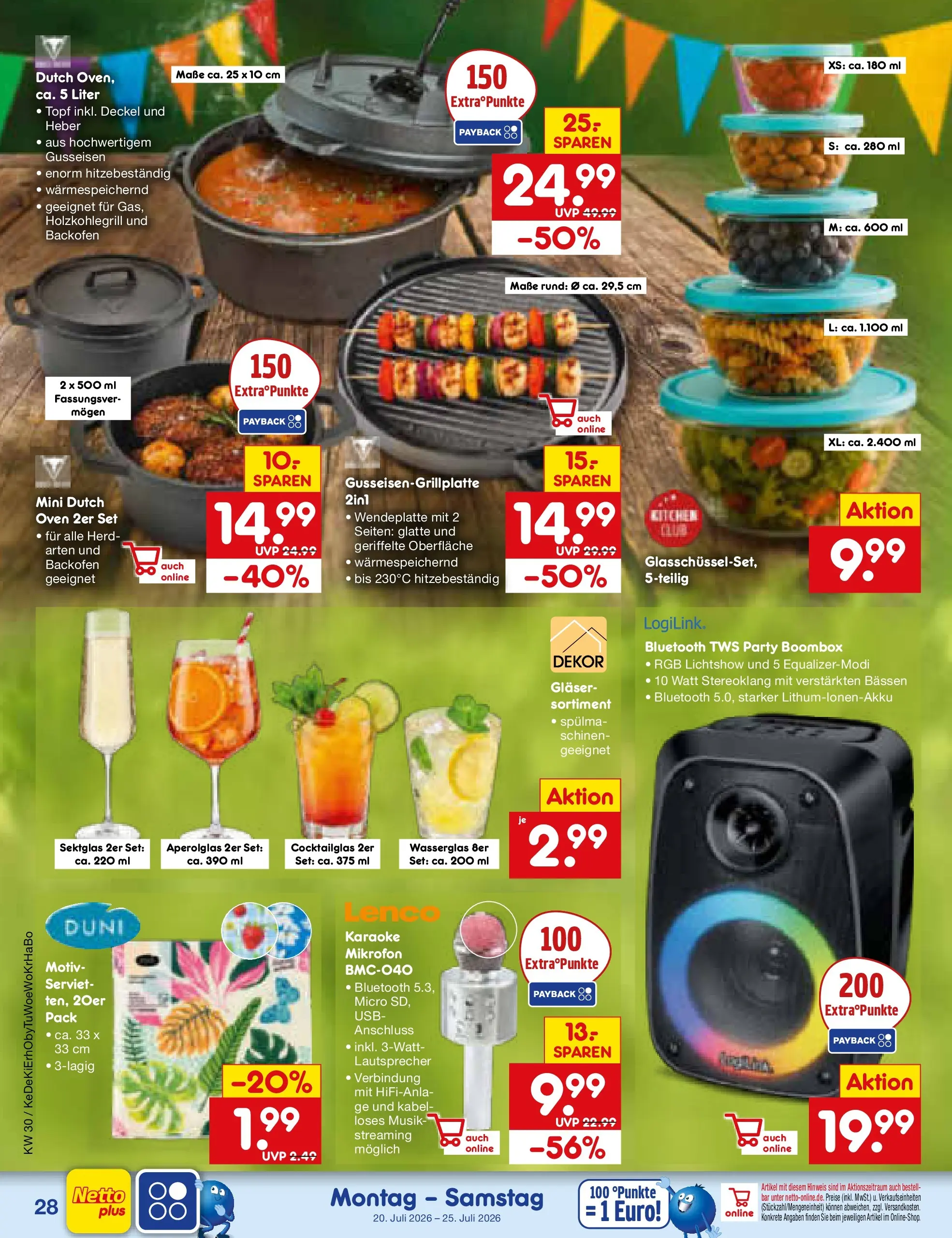 Netto Marken-Discount Prospekt Lahr-Langenwinkel (ab 19.07.2026) » Angebote | Seite: 46 | Produkte: Kabel, Mikrofon, Herd, Backofen