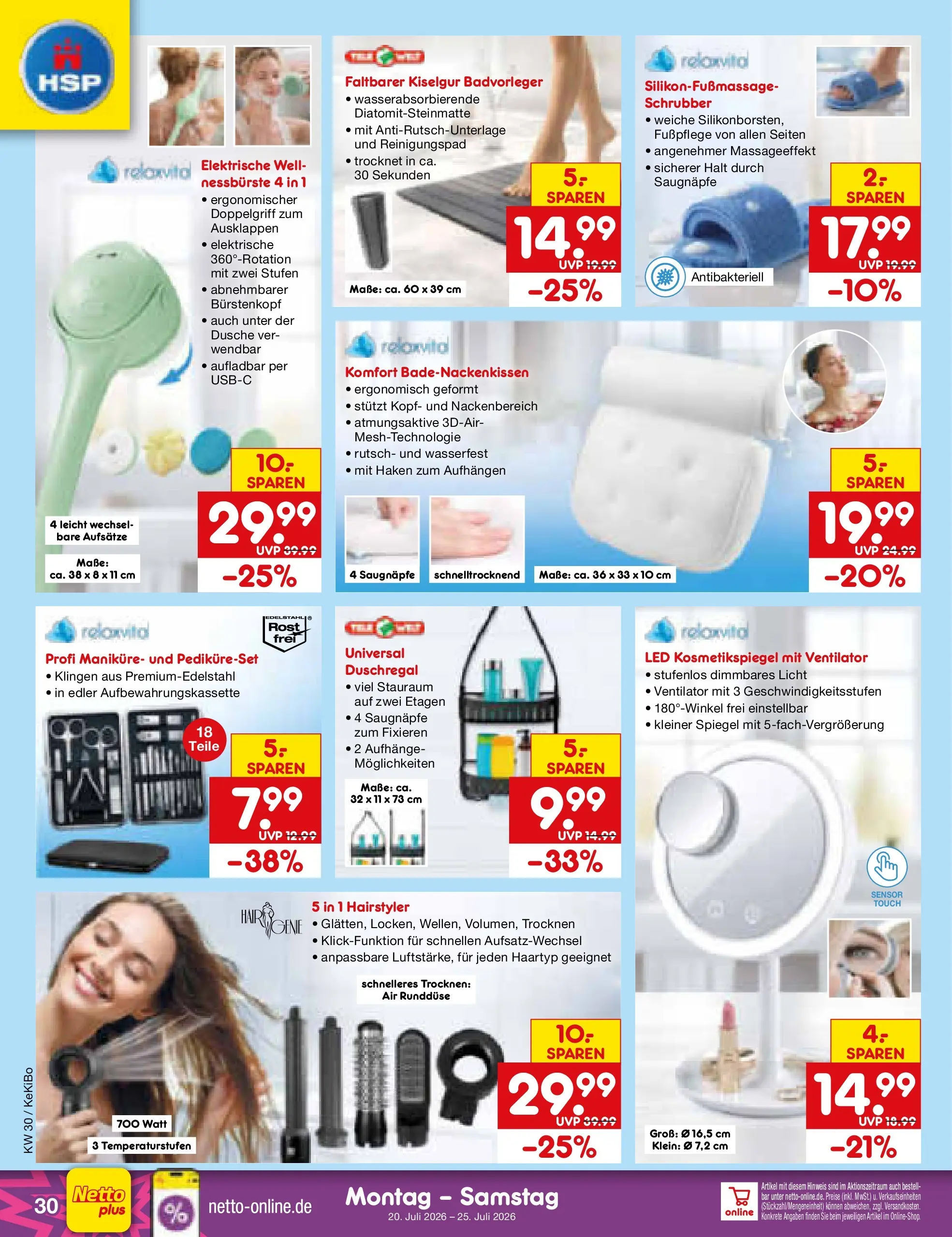 Netto Marken-Discount Prospekt Bonn (ab 19.07.2026) ยป Angebote | Seite: 48 | Produkte: Ventilator, Dusche, Spiegel, Duschregal Netto Marken-Discount Prospekt Bonn (ab 19.07.2026) ยป Angebote | Seite: 48 | Produkte: Ventilator, Dusche, Spiegel, Duschregal