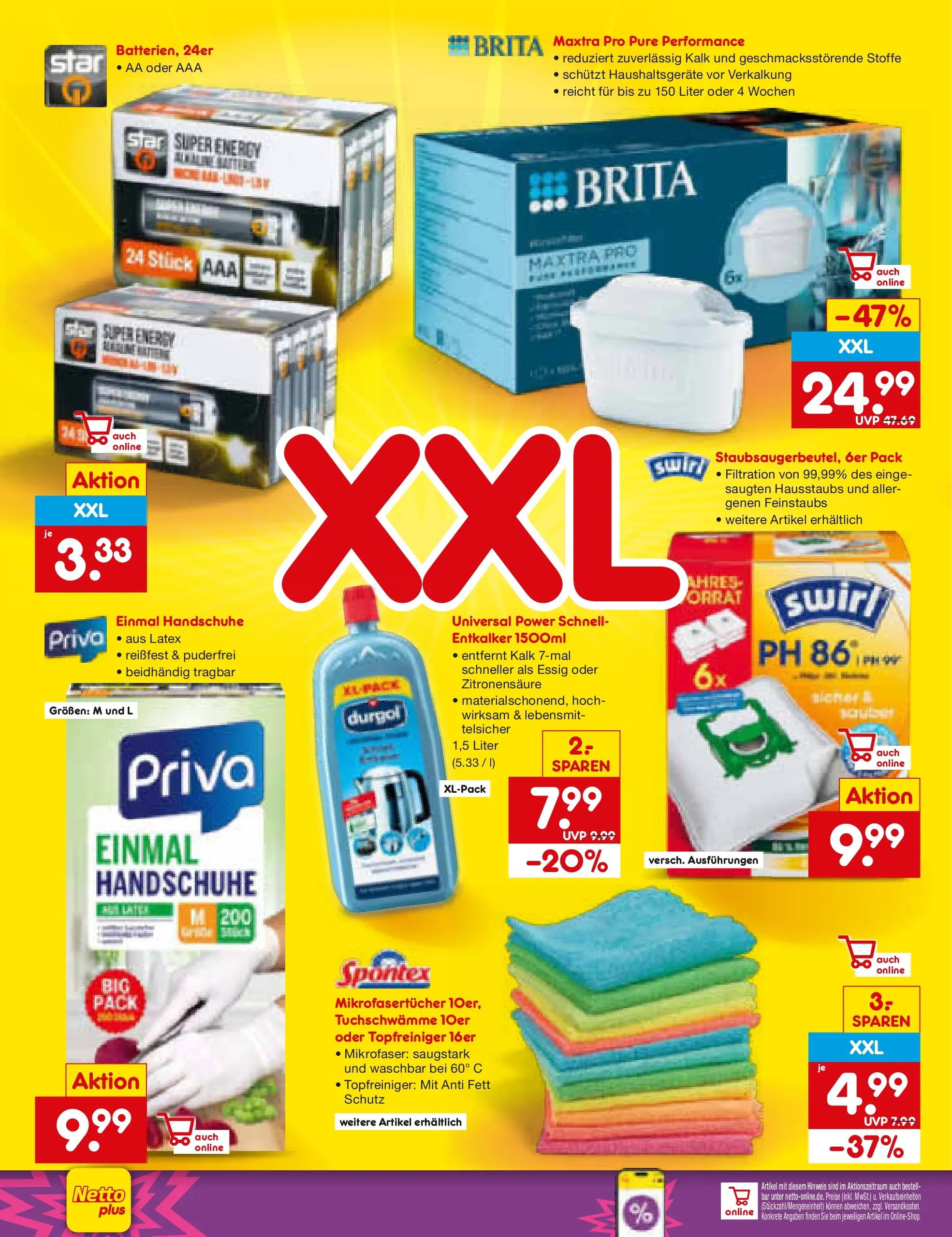 Netto Marken-Discount Prospekt Augustusburg (ab 19.07.2026) » Angebote | Seite: 50 | Produkte: Energy, Essig, Handschuhe