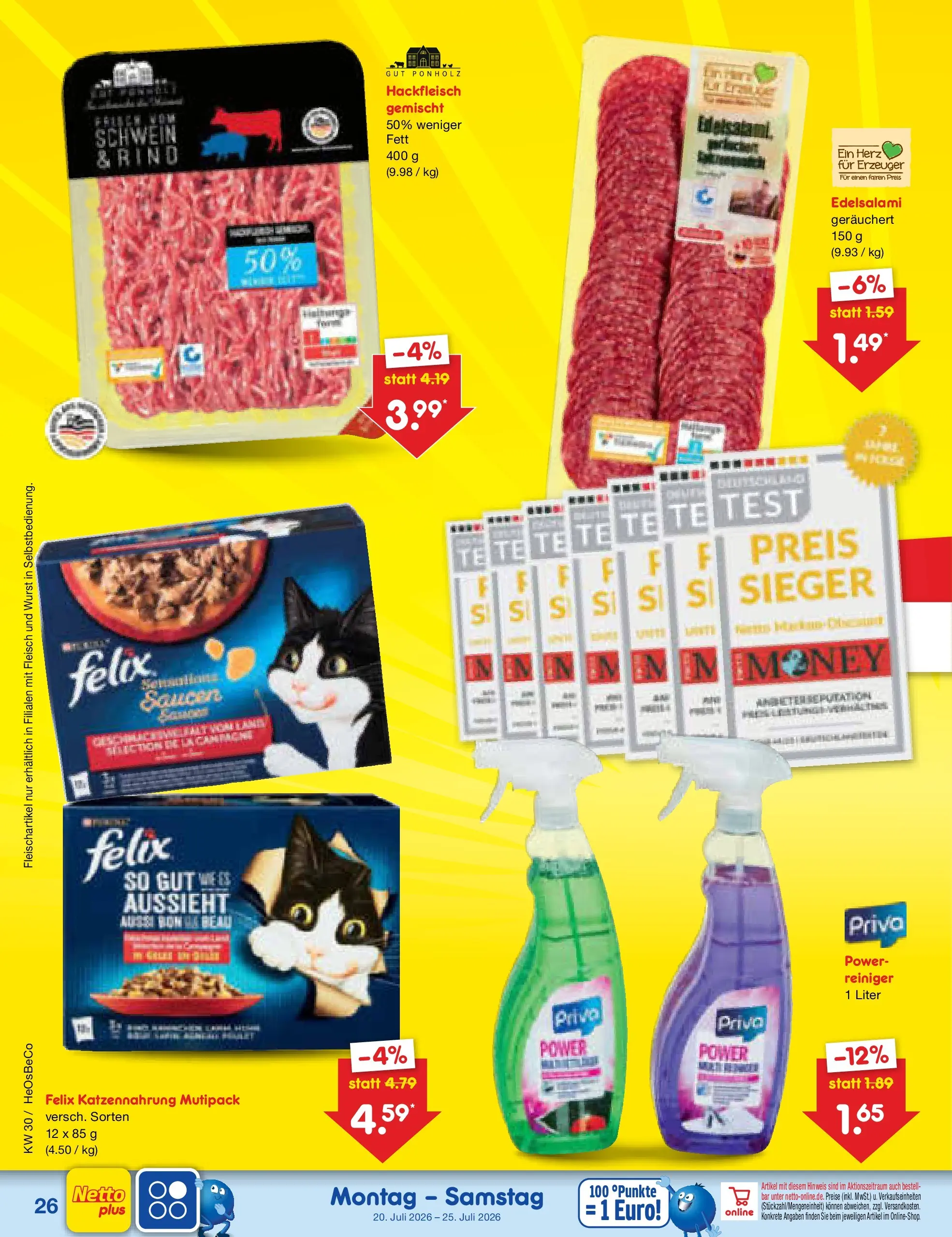 Netto Marken-Discount Prospekt Kremmen (ab 19.07.2026) ยป Angebote | Seite: 42 | Produkte: Wurst, Fleisch, Hackfleisch Netto Marken-Discount Prospekt Kremmen (ab 19.07.2026) ยป Angebote | Seite: 42 | Produkte: Wurst, Fleisch, Hackfleisch