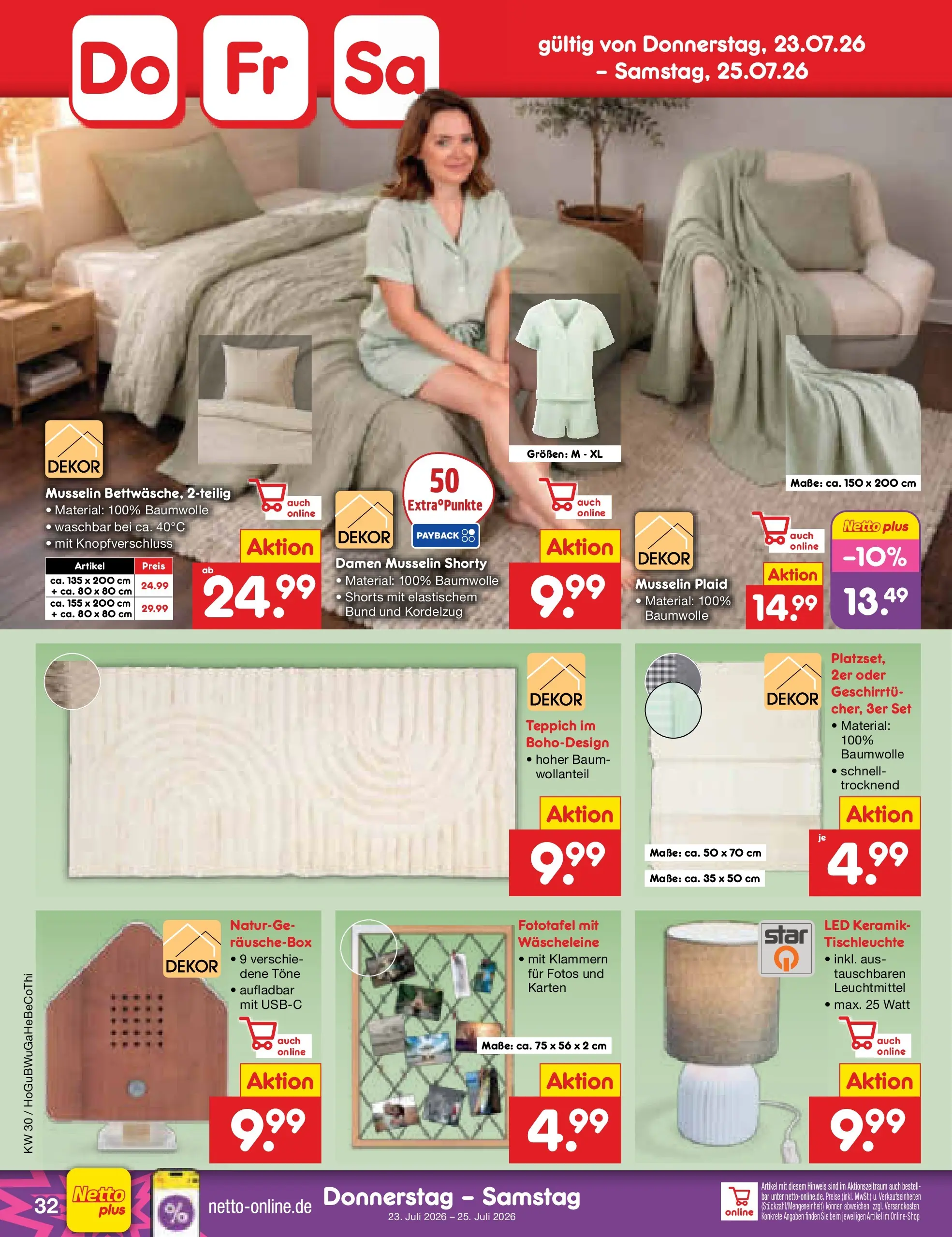 Netto Marken-Discount Prospekt Augustusburg (ab 19.07.2026) » Angebote | Seite: 52 | Produkte: Teppich